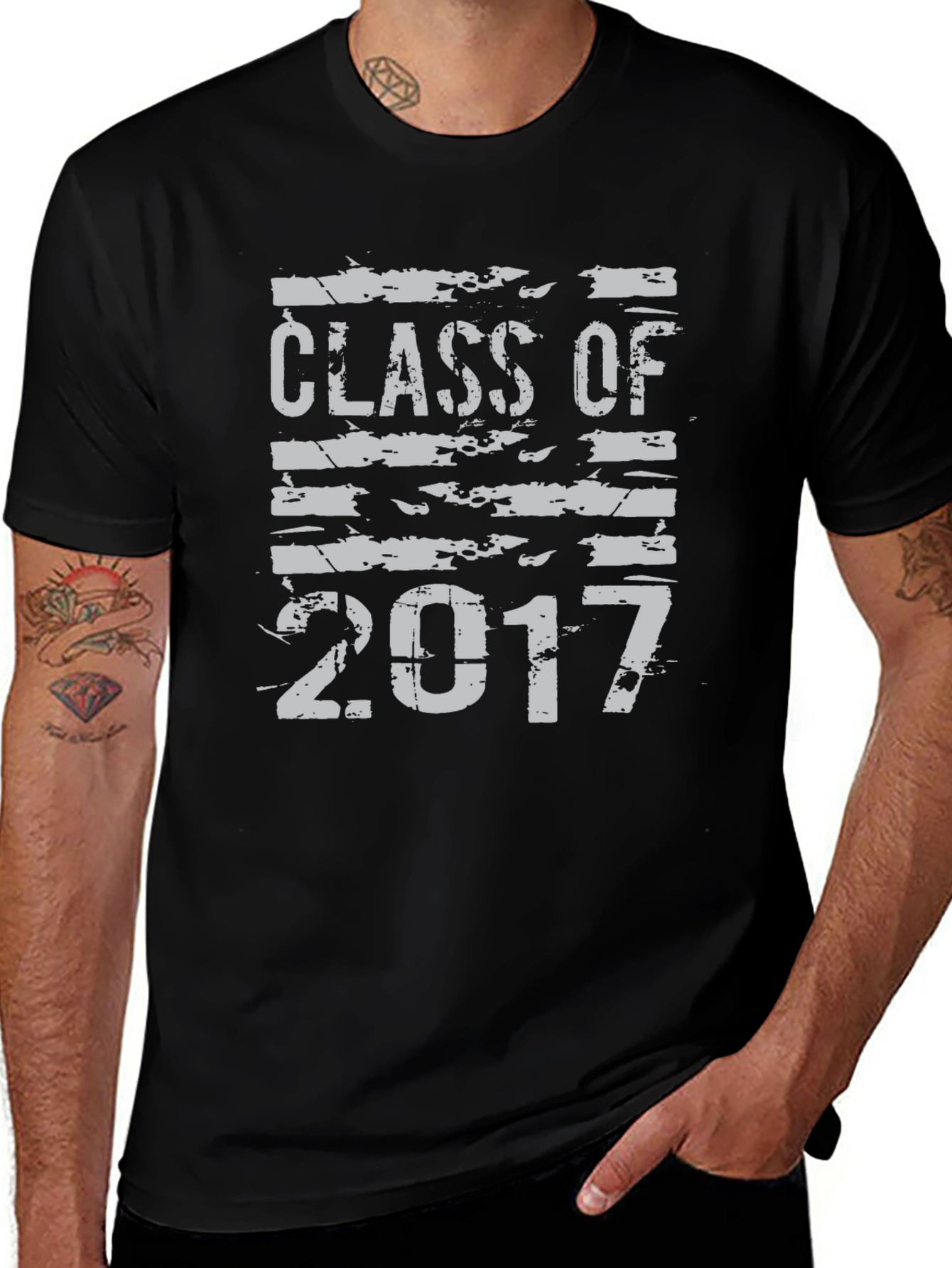 Variant 11 of Class of 2017 Black T-Shirt