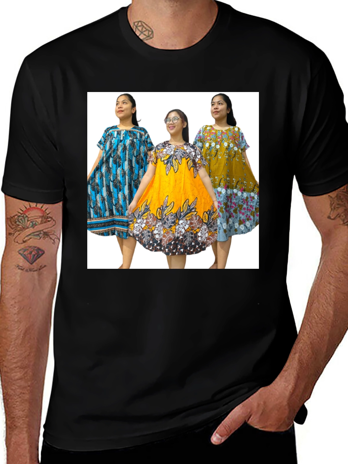 Variant 24 of T-Shirt with Dress Pattern