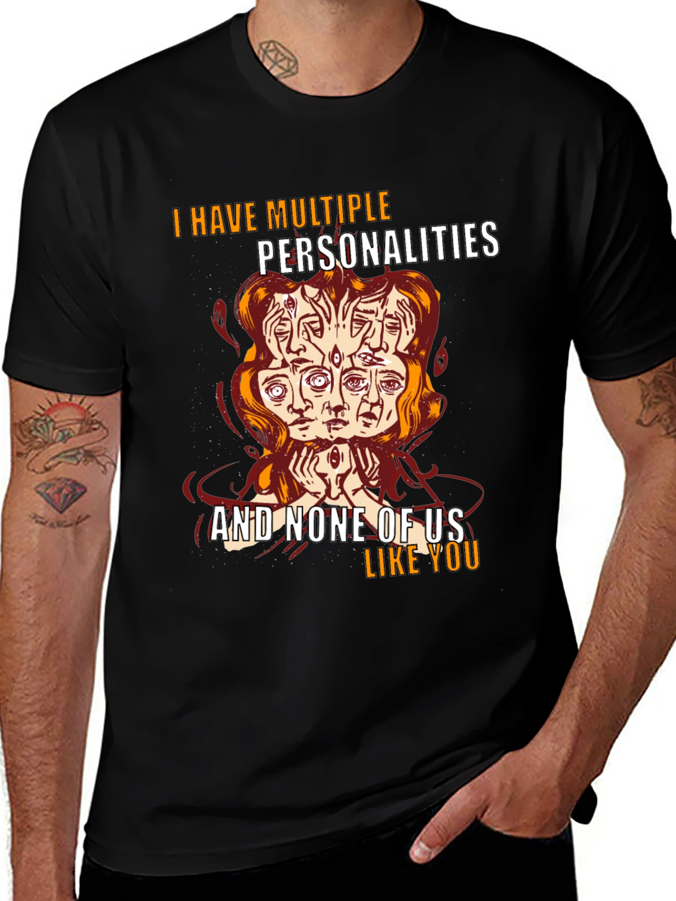 Variant 14 of Multiple Personalities Graphic T-Shirt