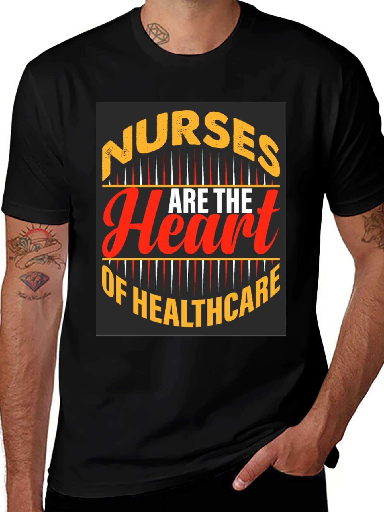 Variant 25 of Nurses Are the Heart of Healthcare T-Shirt