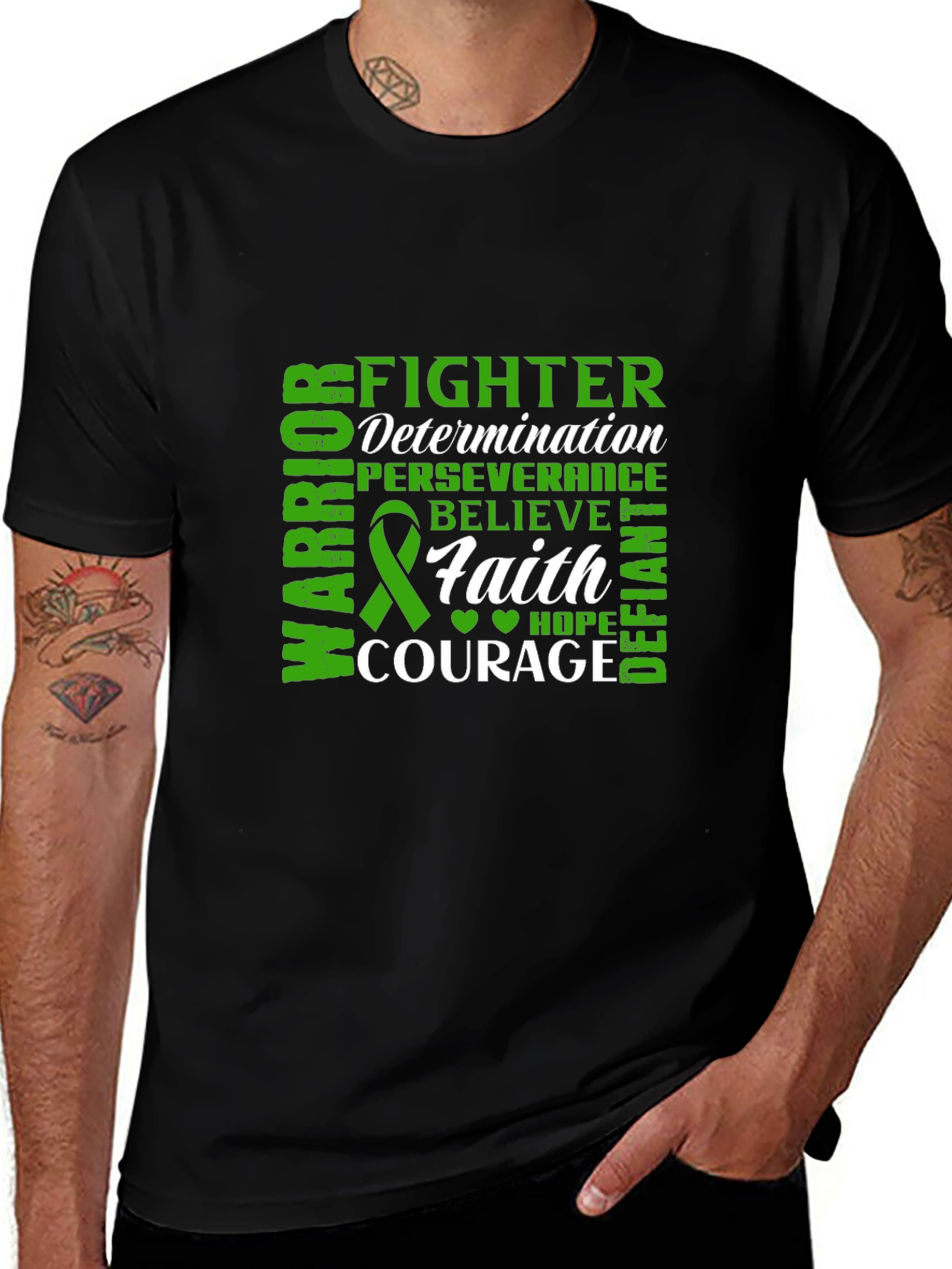 Fighter Warrior Courage Believe T-Shirt