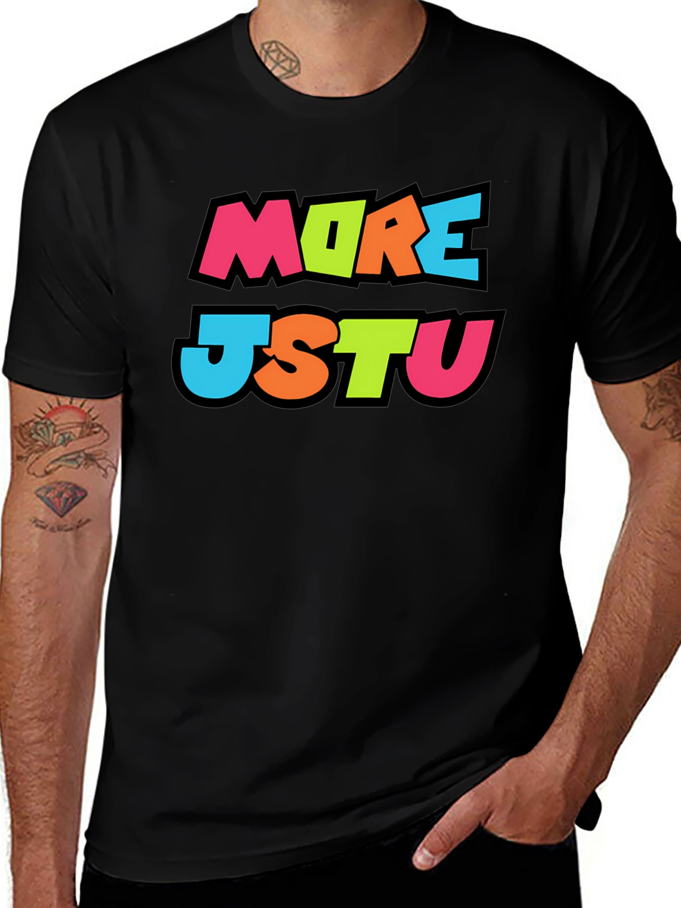 Variant 18 of More JSTU Graphic T-Shirt - Bold & Colorful Design
