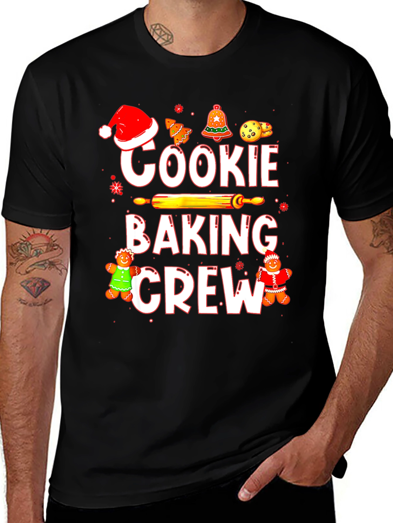 Cookie Baking Crew Christmas T-Shirt