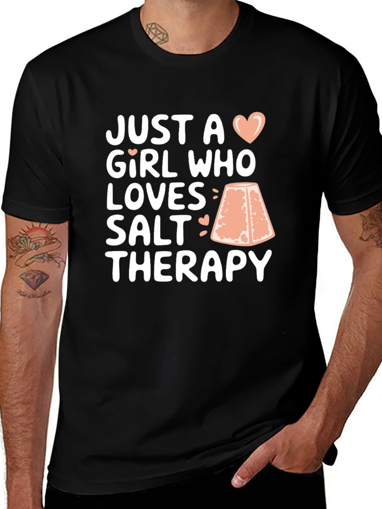 Variant 7 of Salt Therapy Lover T-Shirt Funny Girl Gift Tee