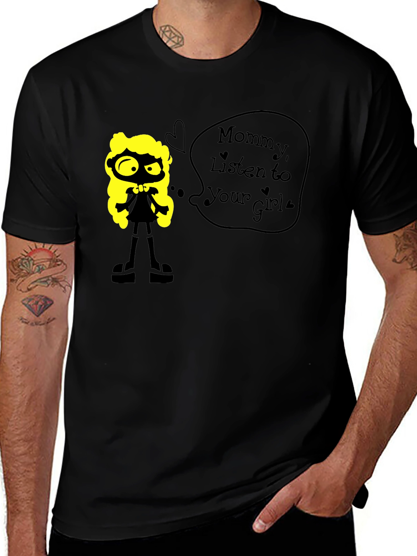 Variant 26 of Mommy Listen To Your Girl Graphic Tee