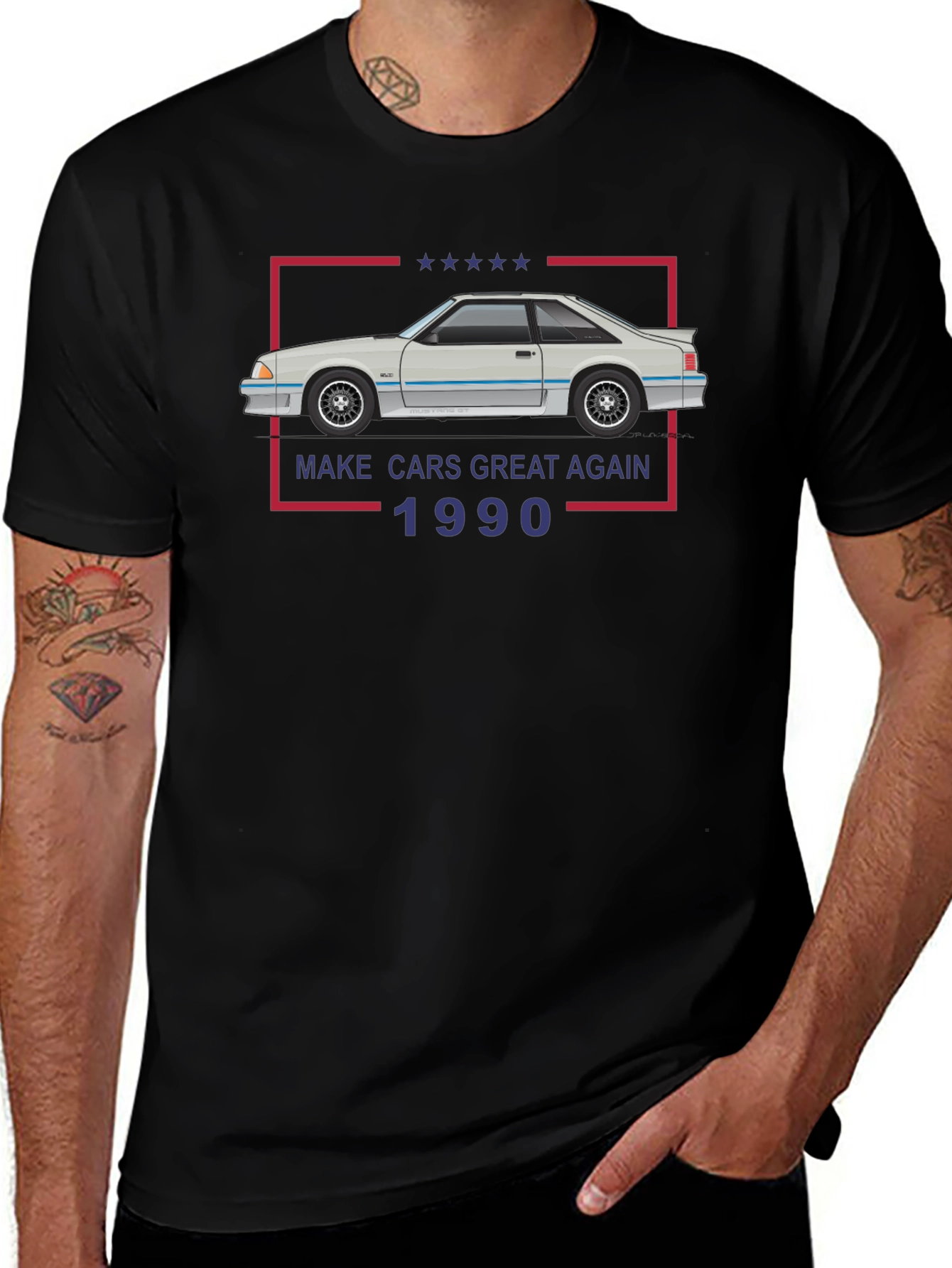 Variant 11 of Make Cars Great Again 1990 T-Shirt