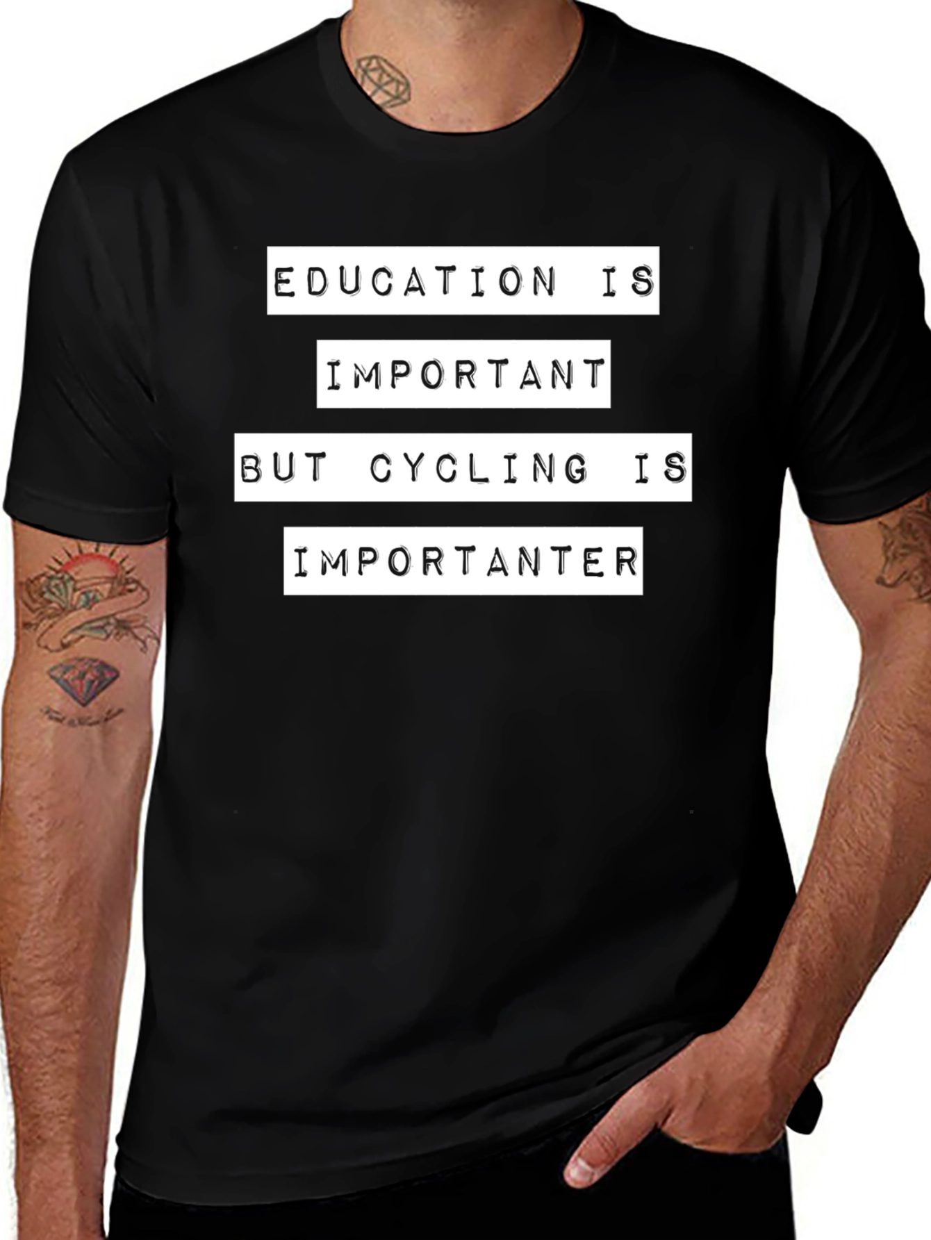 Variant 30 of Cycling Is Importanter T-Shirt