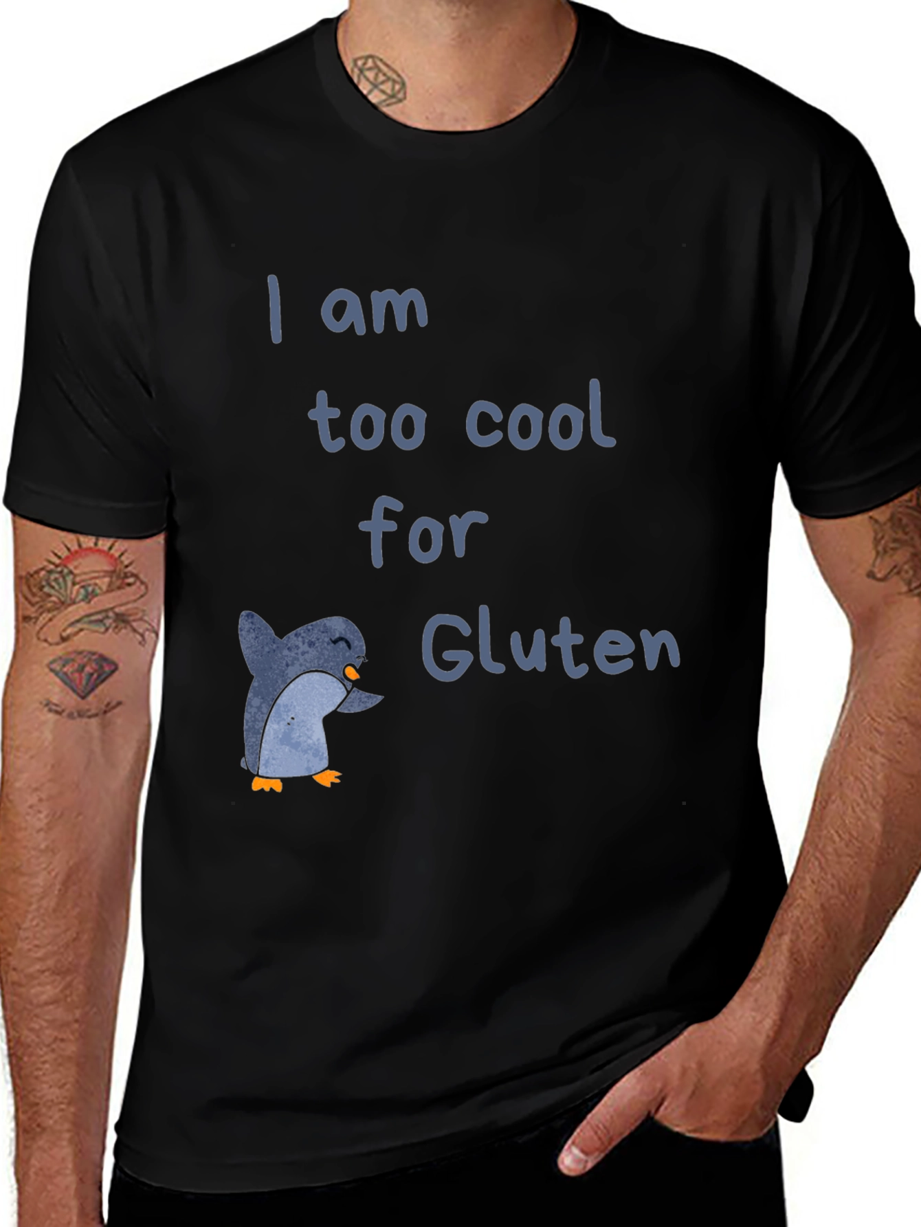 Variant 29 of Cool Penguin Gluten-Free T-Shirt