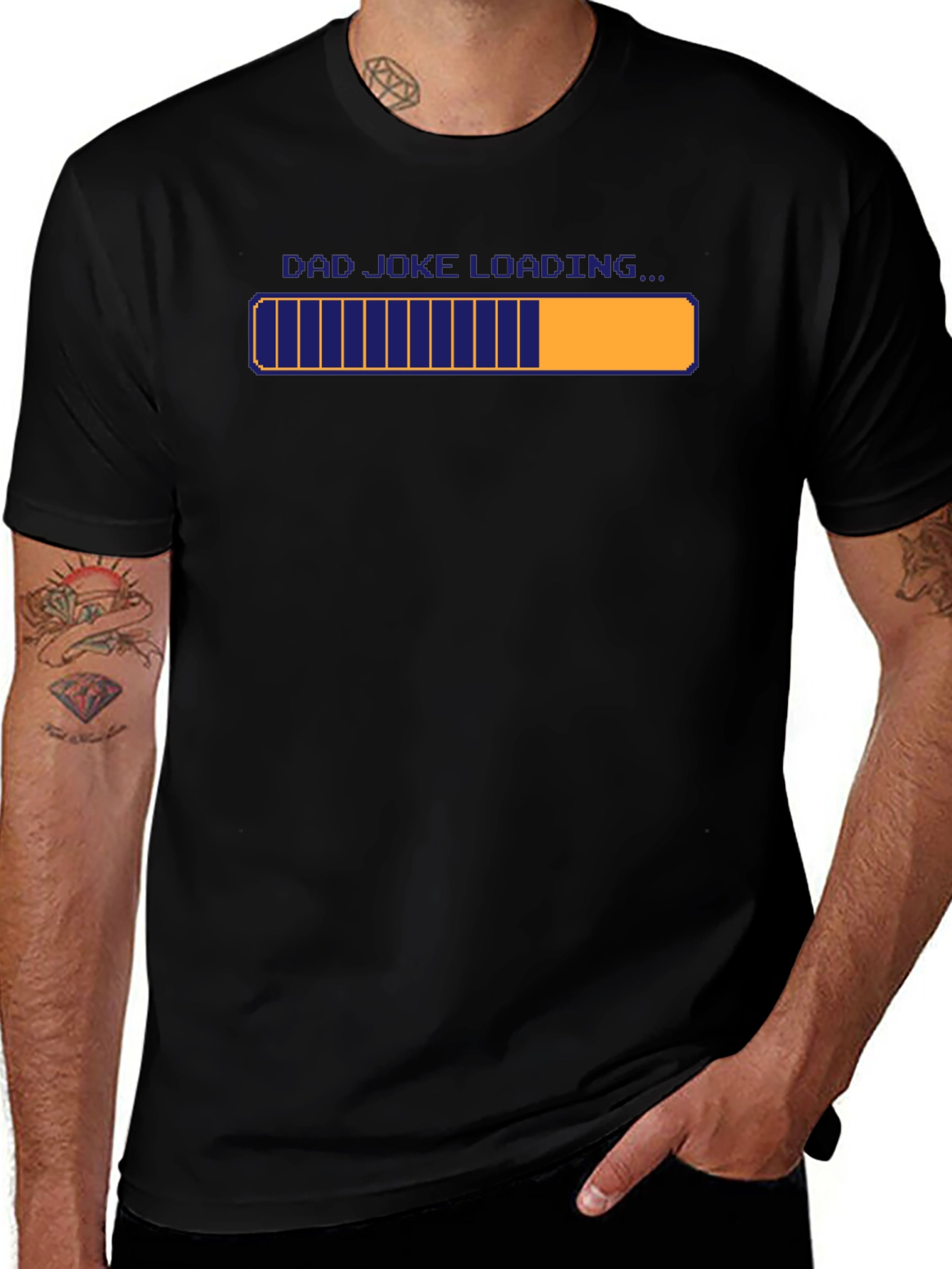 Variant 16 of Dad Joke Loading T-Shirt - Humorous Graphic Tee