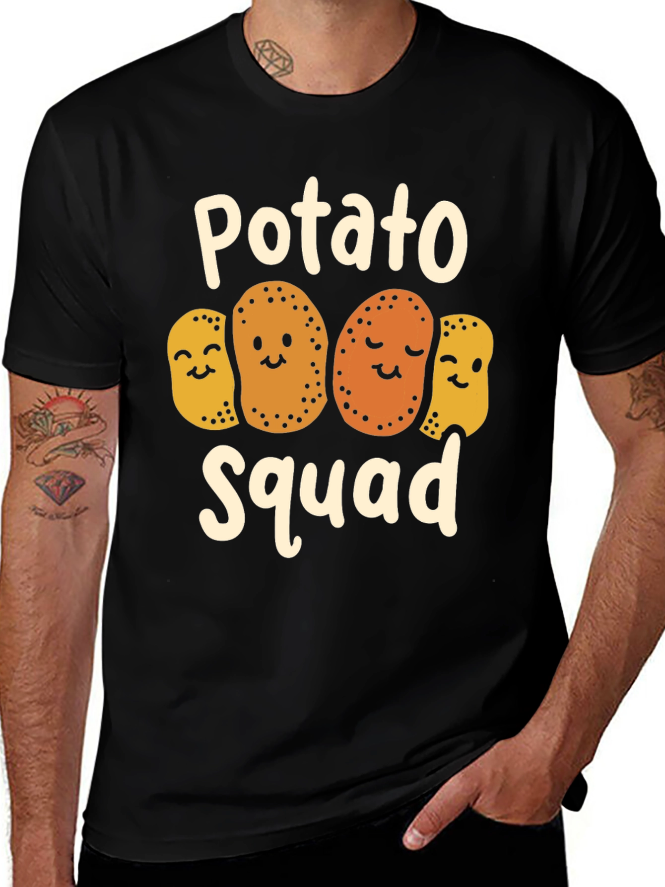 Variant 16 of Potato Squad Graphic Tee - Cute and Funny