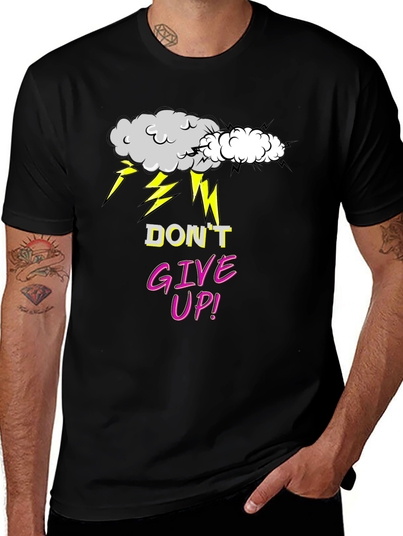 Variant 24 of Don't Give Up Graphic T-Shirt