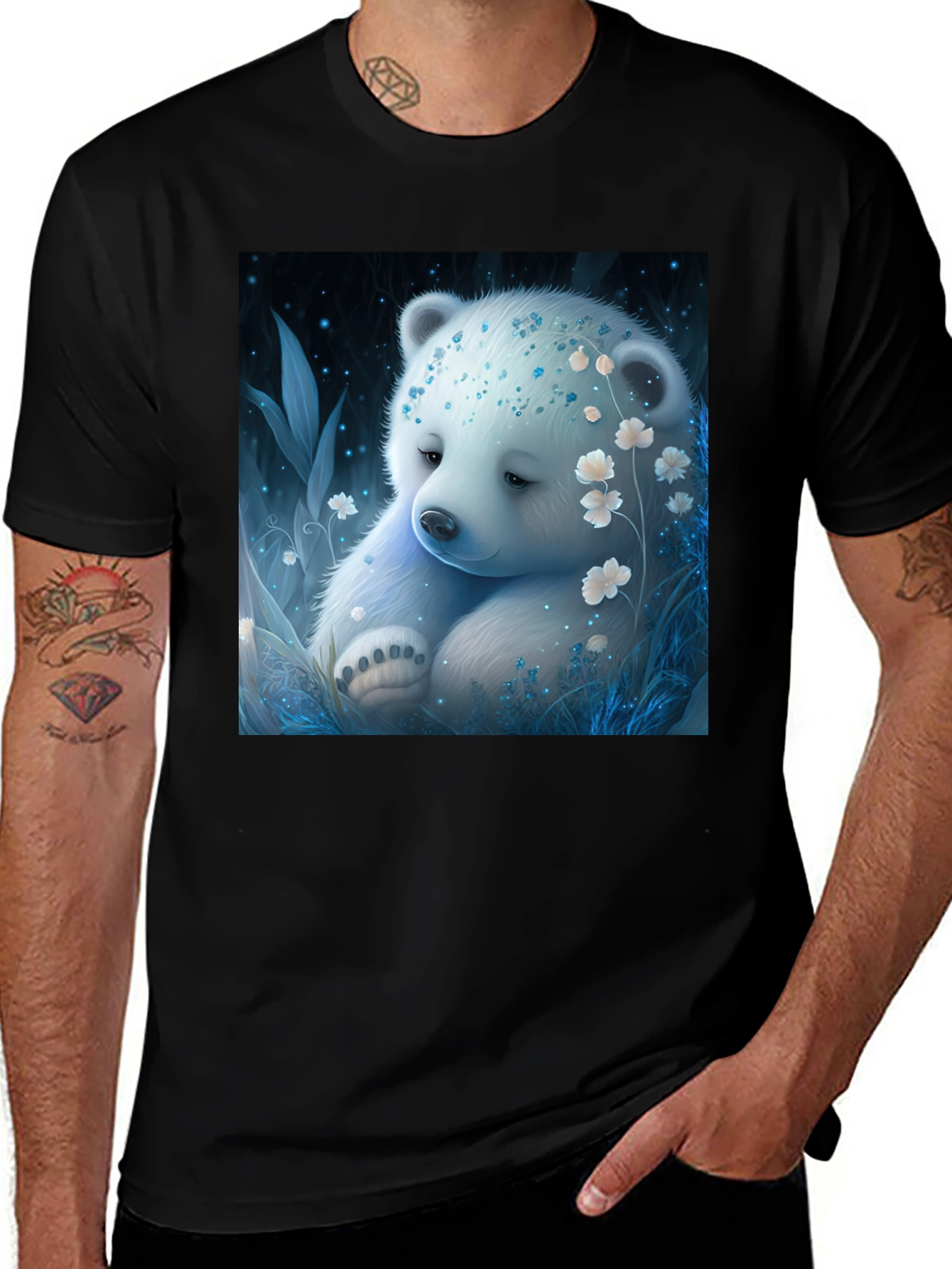 Variant 11 of Cute Bear Graphic Tee - Stylish & Comfortable
