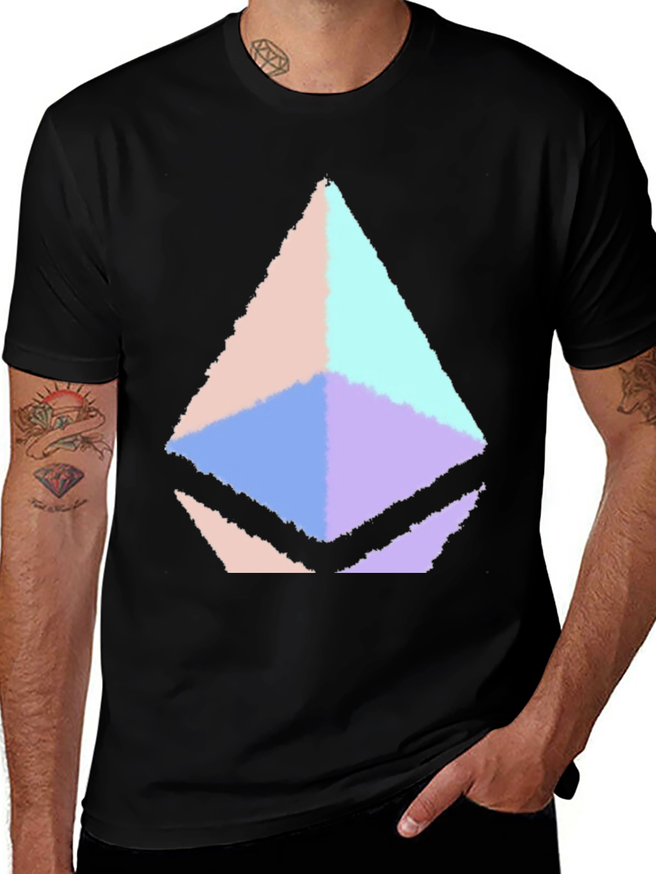 Ethereum Logo Black T-Shirt