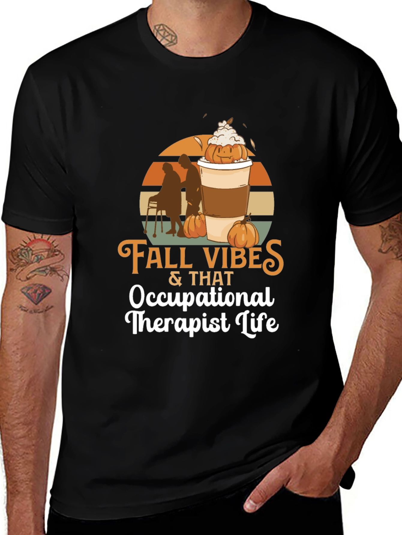 Fall Vibes Occupational Therapist T-Shirt