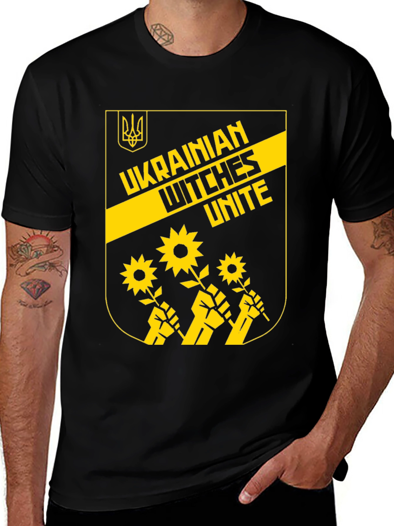Ukrainian Witches Unite Graphic T-Shirt