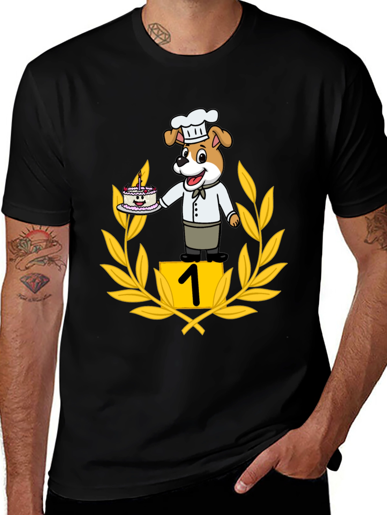 Chef Dog #1 T-Shirt - Celebrate Your Dog!