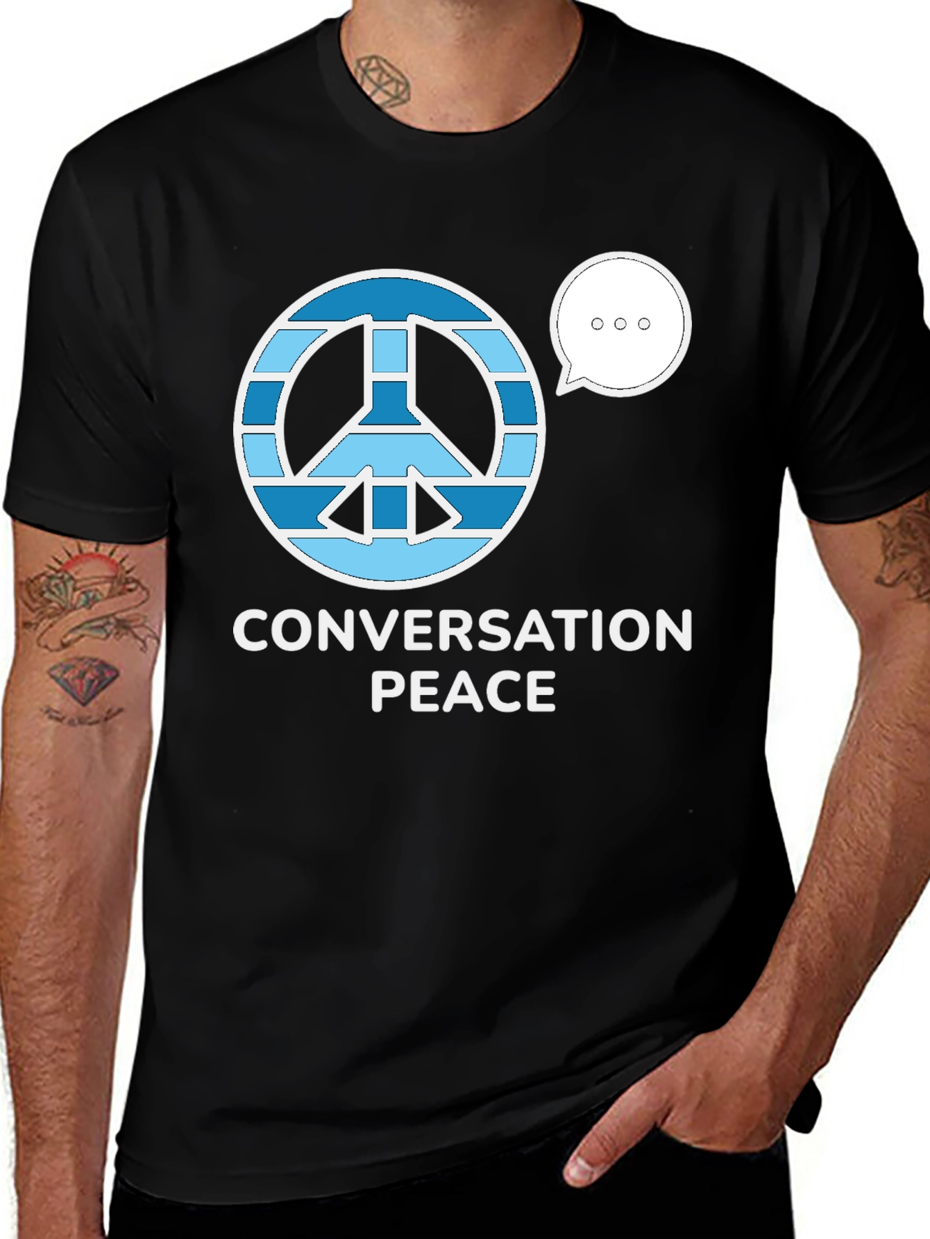 Conversation Peace Graphic T-Shirt