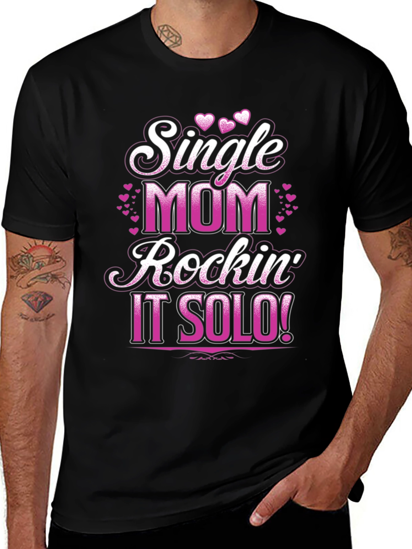 Single Mom Rockin' It Solo Graphic Tee