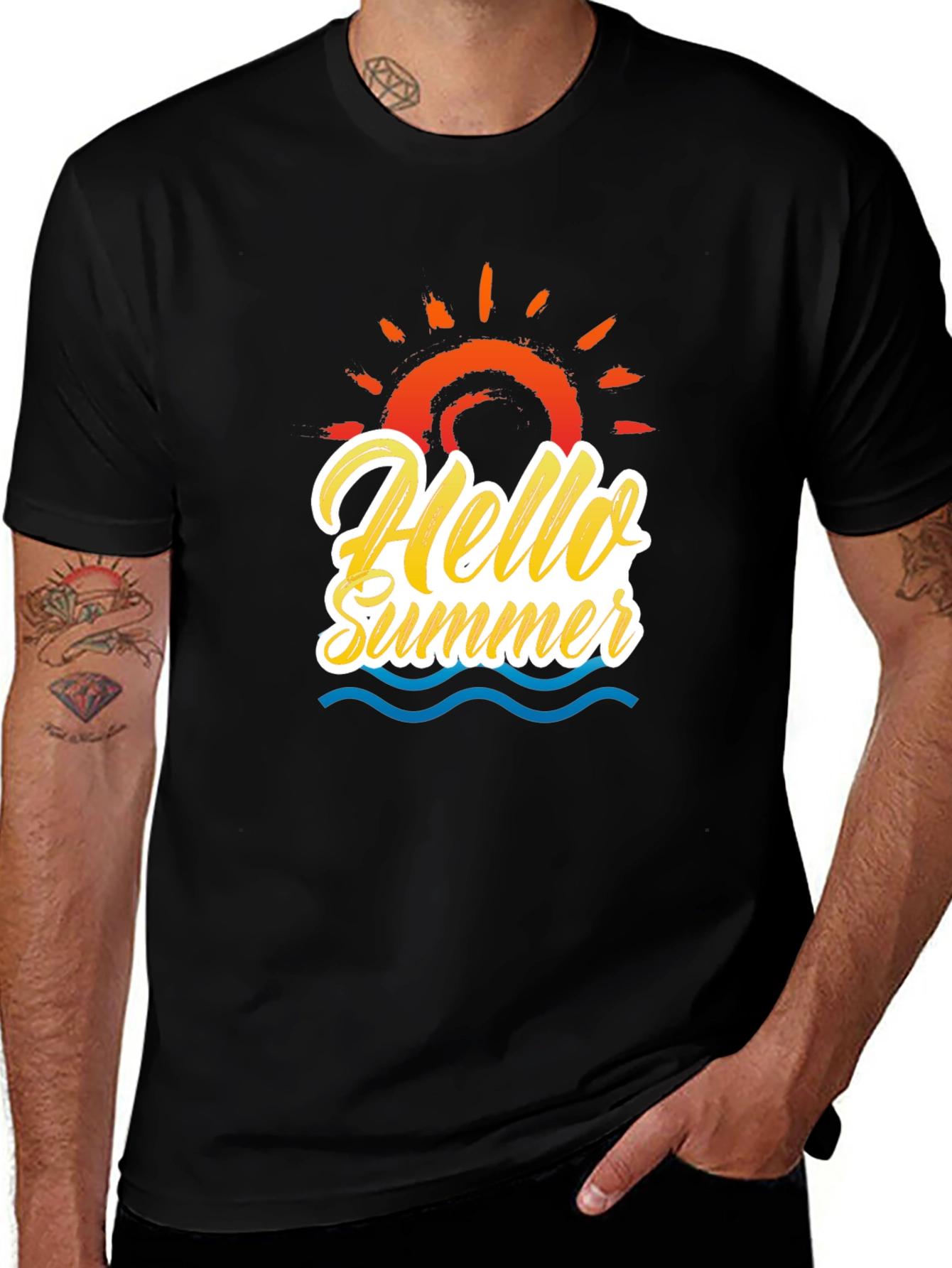 Variant 17 of Hello Summer Graphic Tee