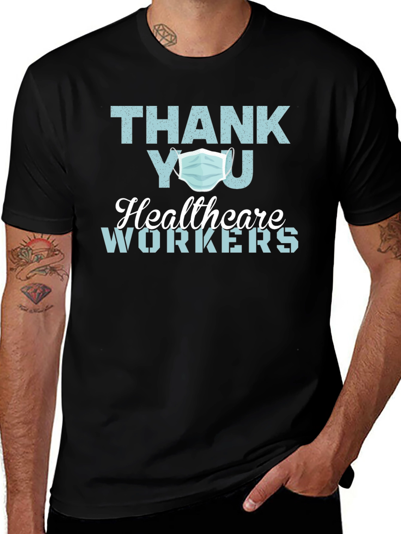 Variant 26 of Thank You Healthcare Workers T-Shirt