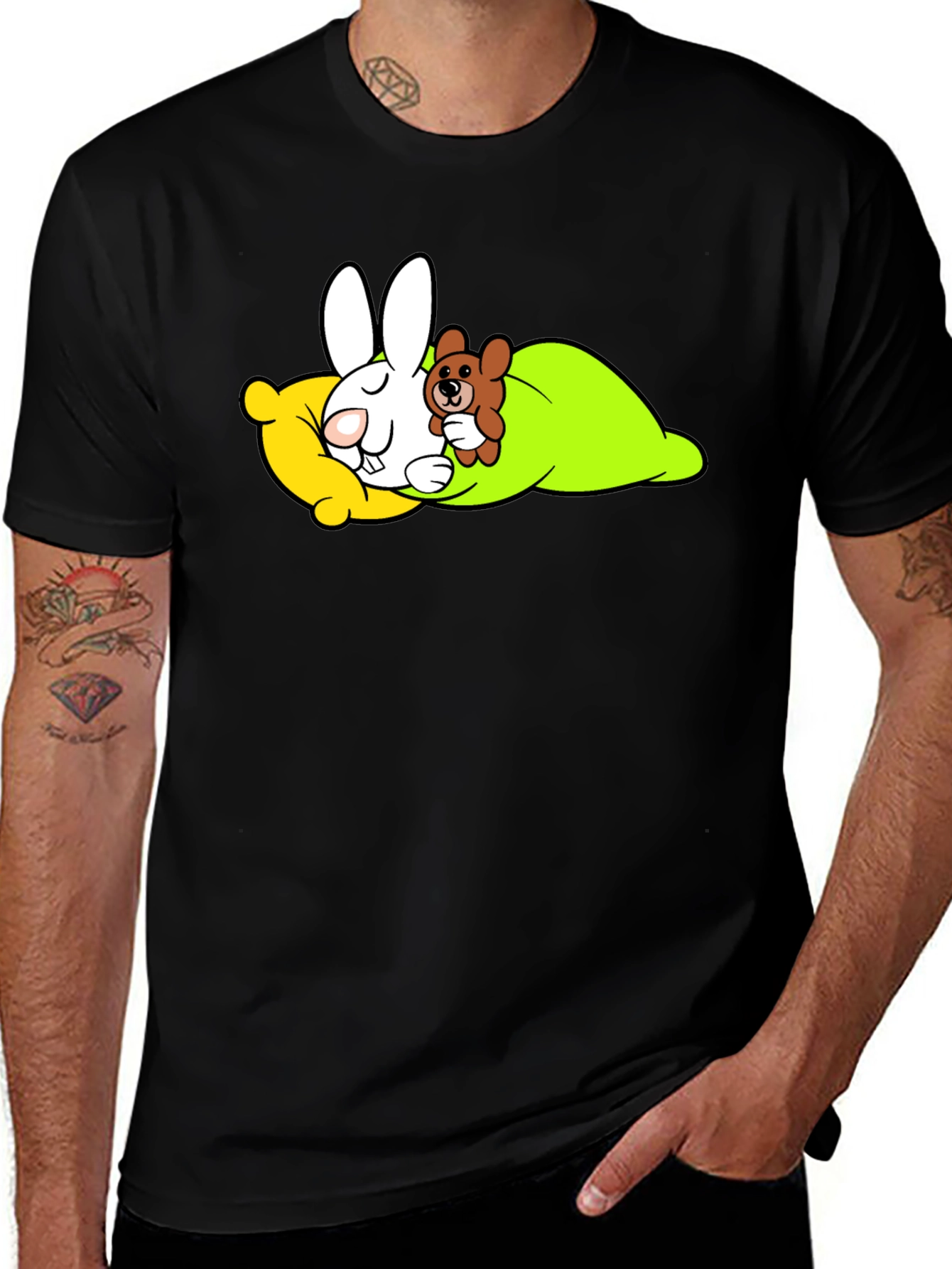 Variant 20 of Sleeping Bunny Bear T-Shirt