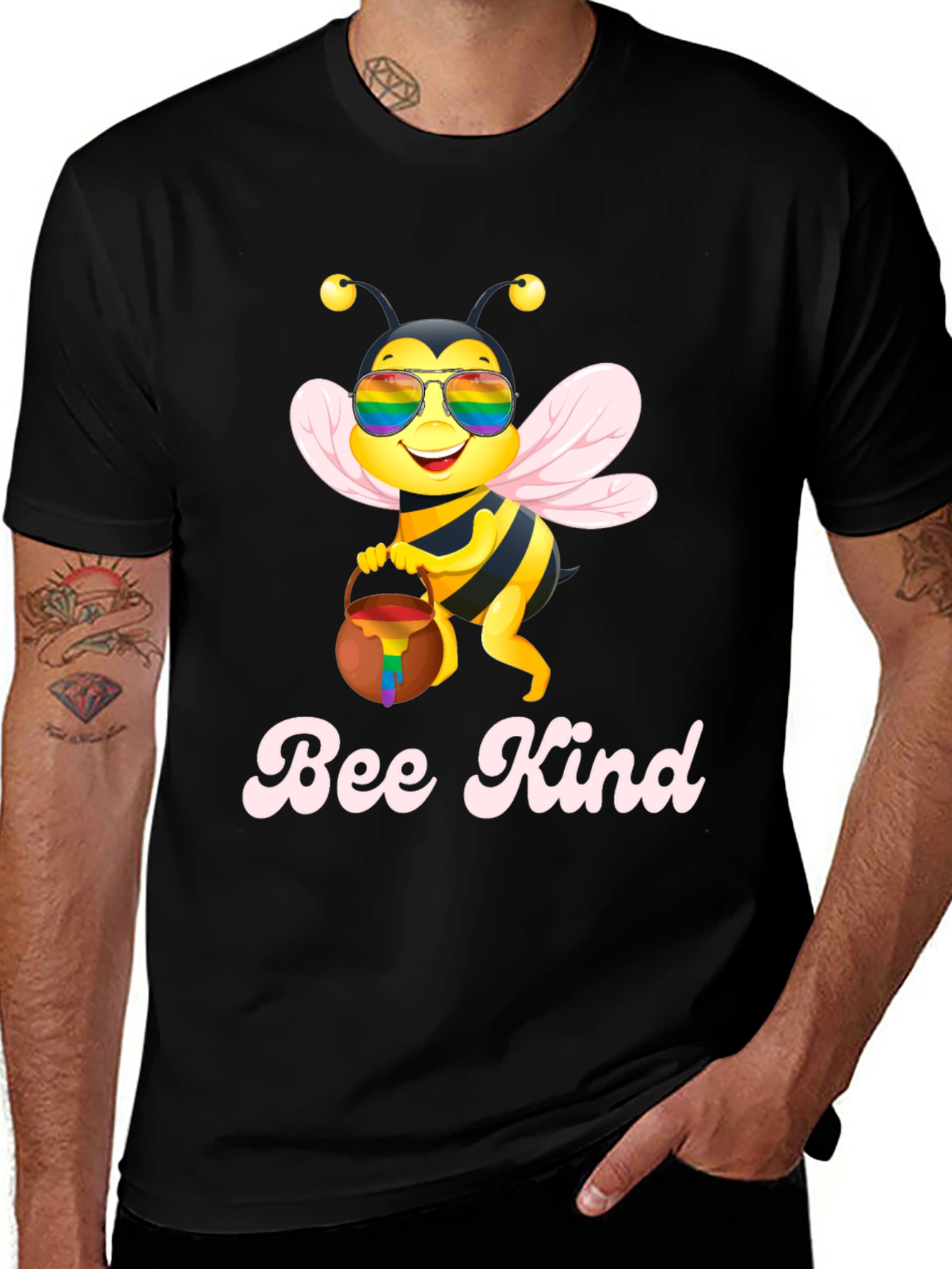 Variant 29 of Bee Kind T-Shirt - LGBTQ+ Pride Apparel