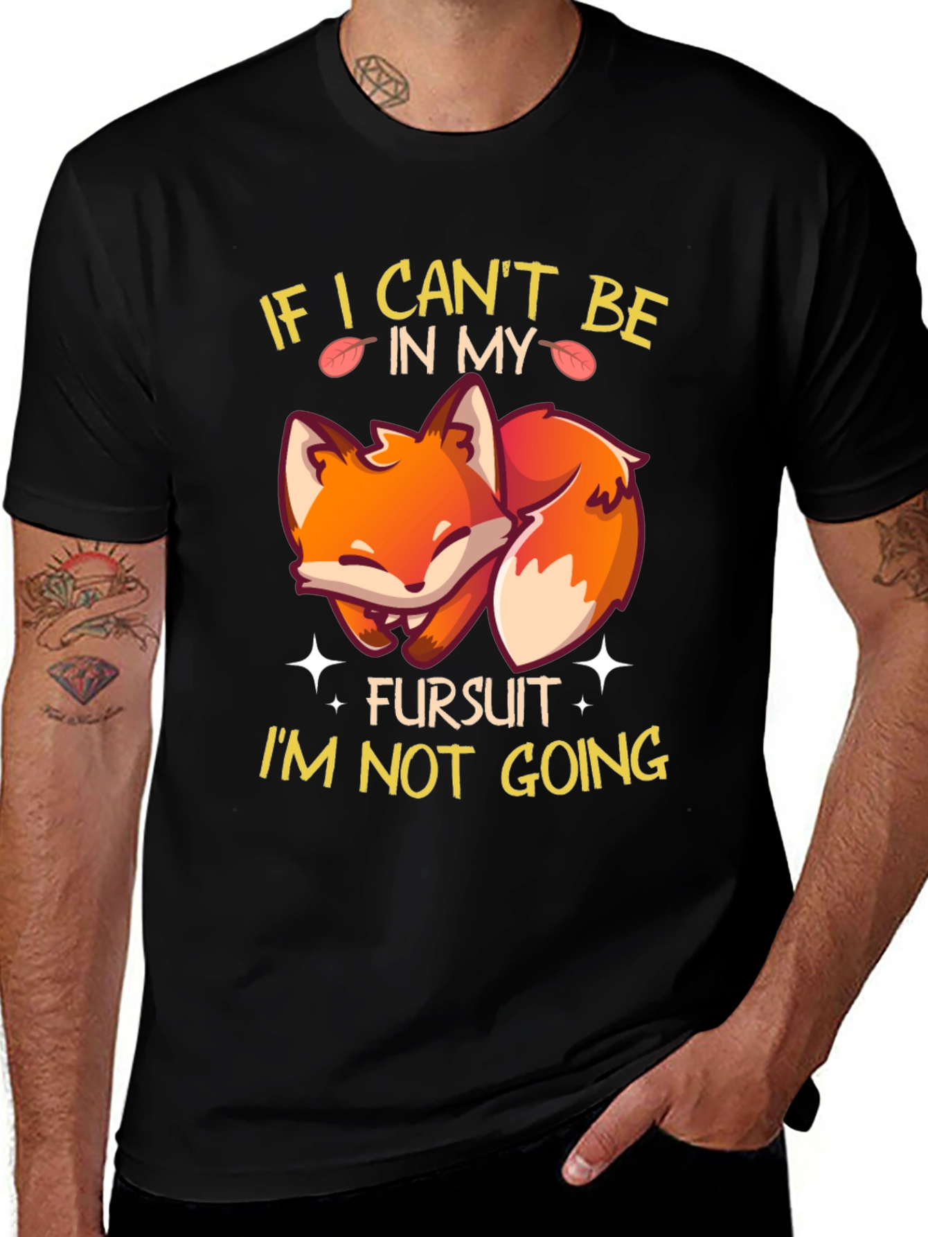 Fursuit Fox Graphic T-Shirt - Soft Cotton Blend