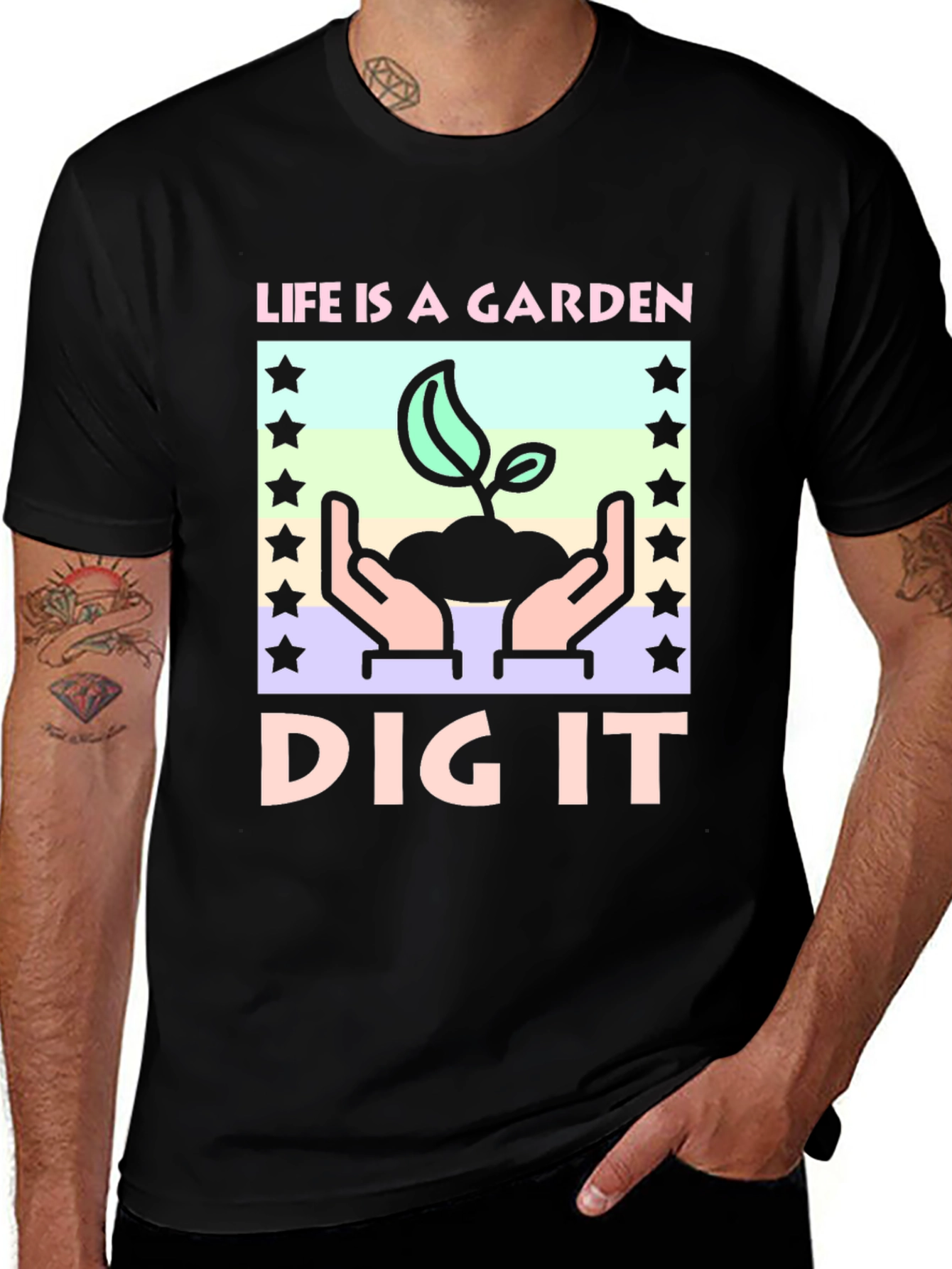 Variant 7 of Life is a Garden - Dig It T-Shirt