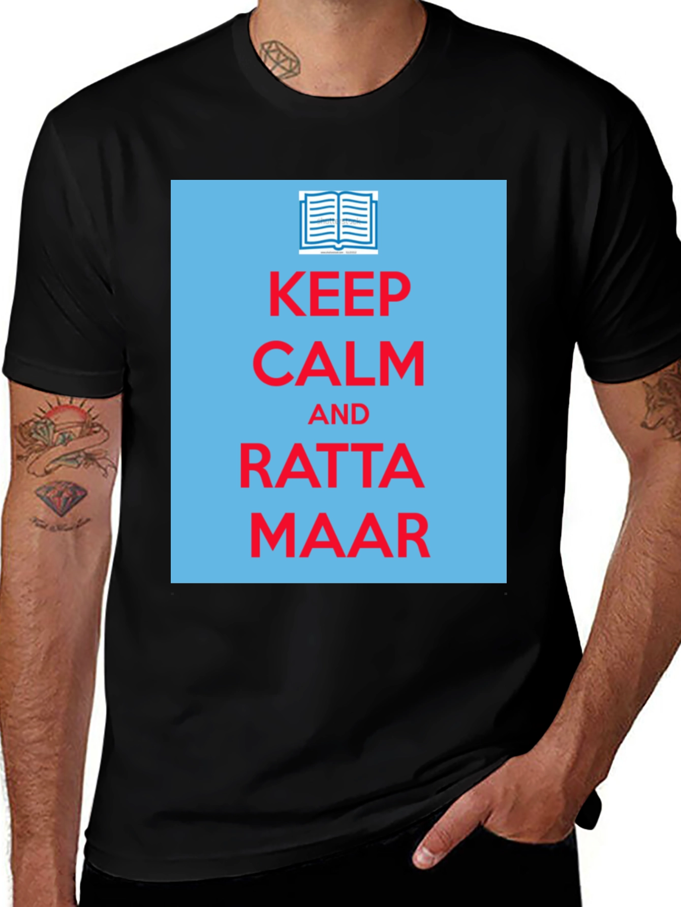Variant 6 of Keep Calm Ratta Maar T-Shirt