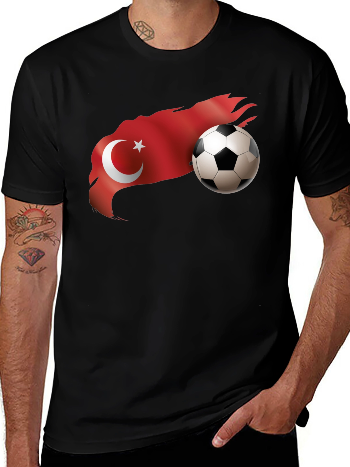 Turkey Flag Soccer T-Shirt
