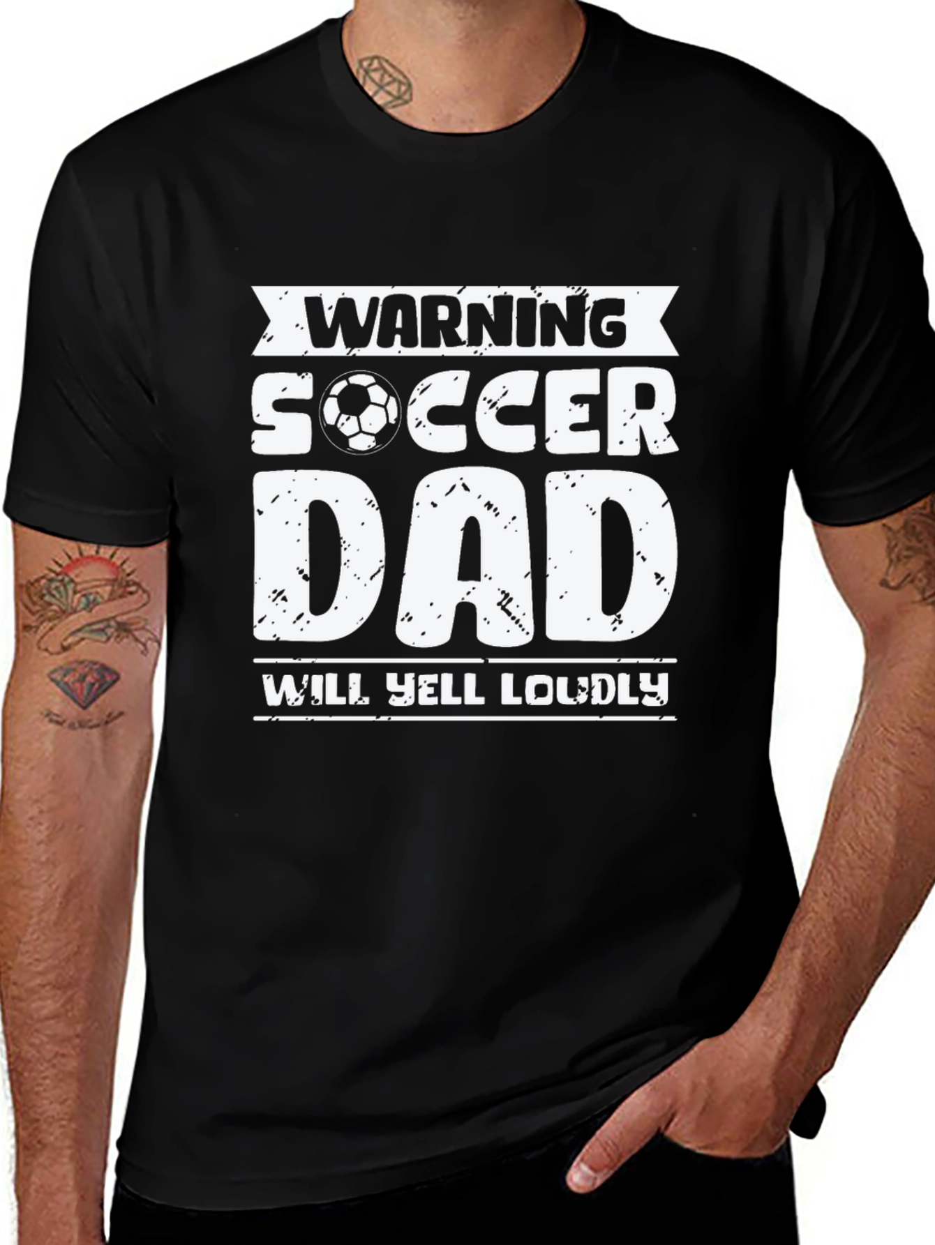 Variant 27 of Warning Soccer Dad Graphic Tee