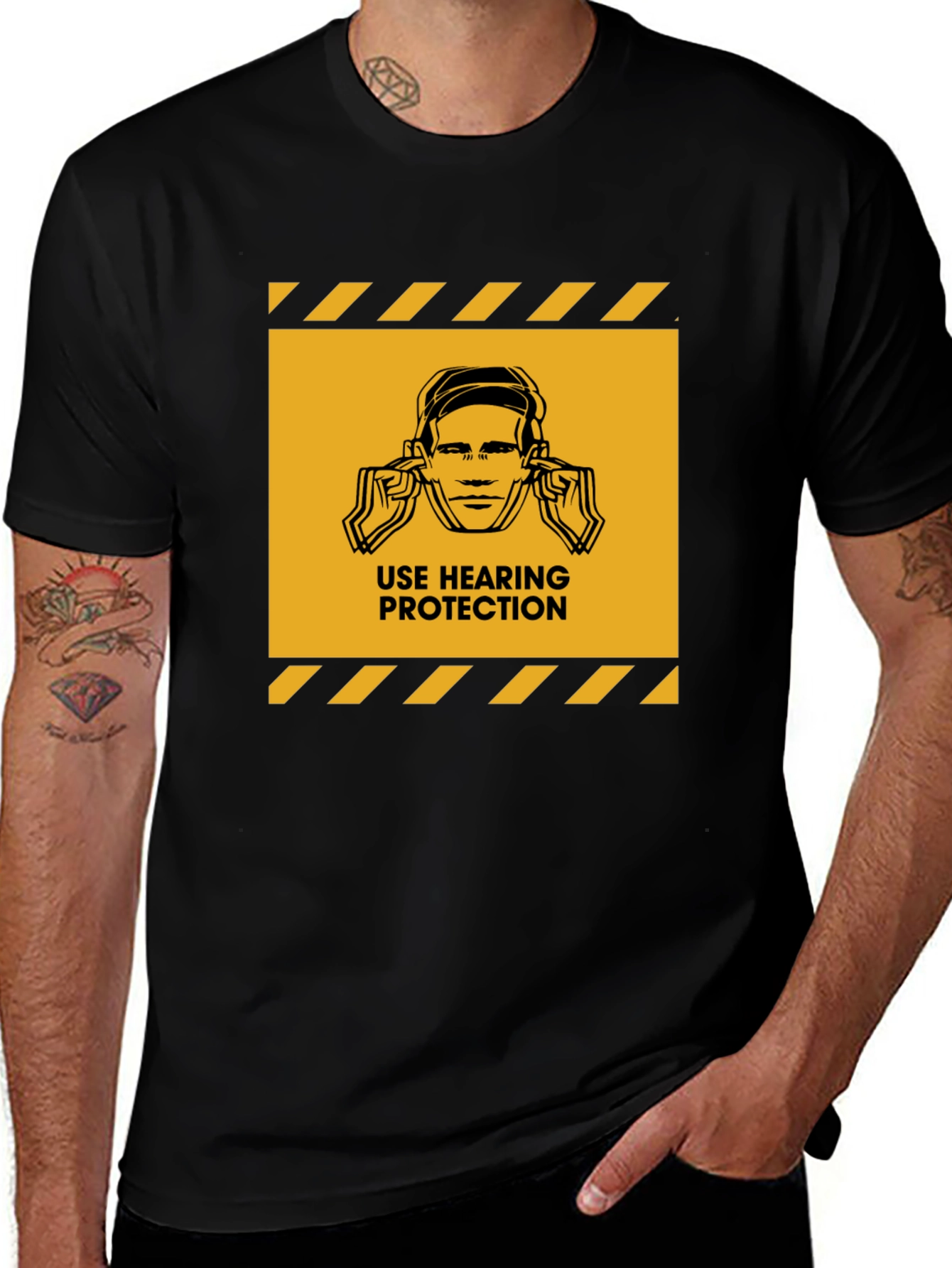 Variant 3 of Use Hearing Protection Graphic T-Shirt