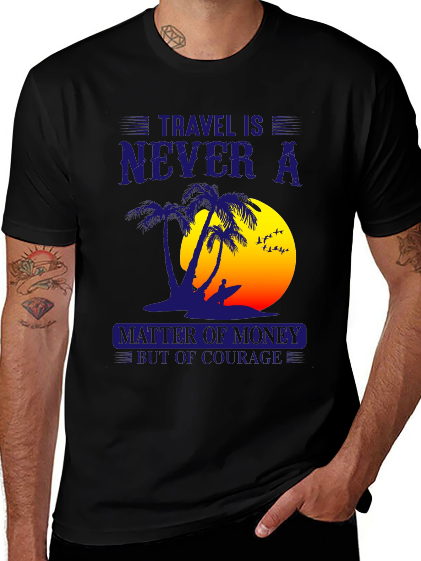 Variant 21 of Travel Is Never A Matter Of Money T-Shirt