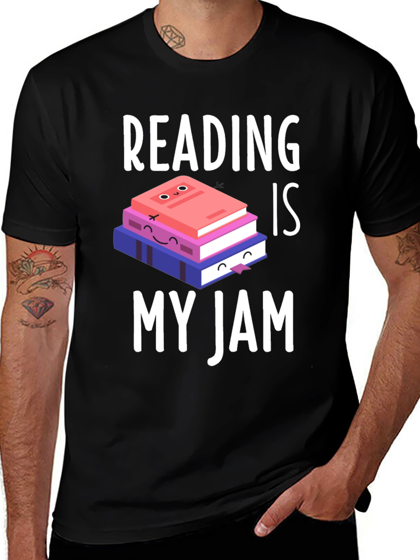 Variant 7 of Reading is My Jam Graphic T-Shirt