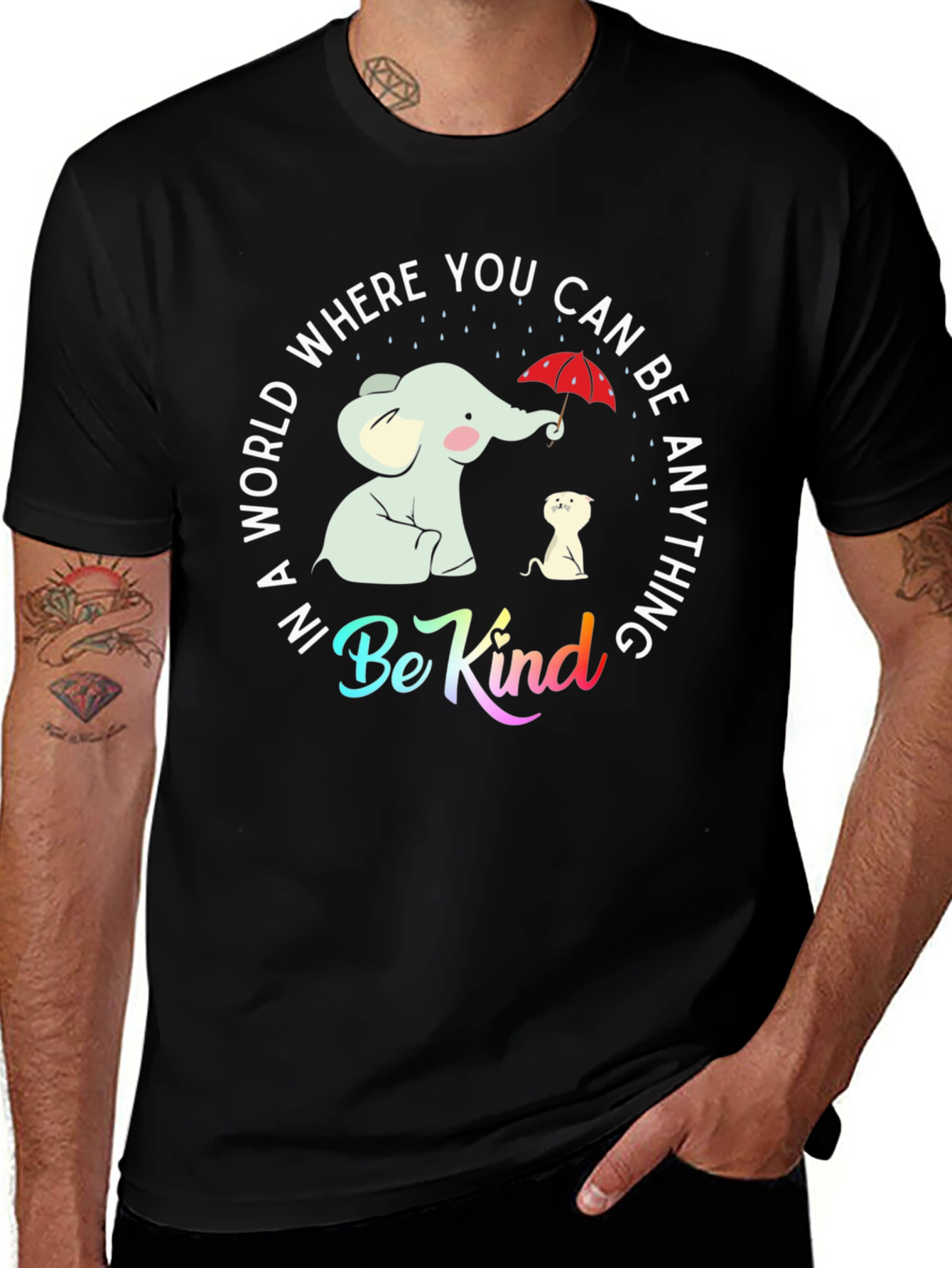Variant 18 of Be Kind Elephant T-Shirt