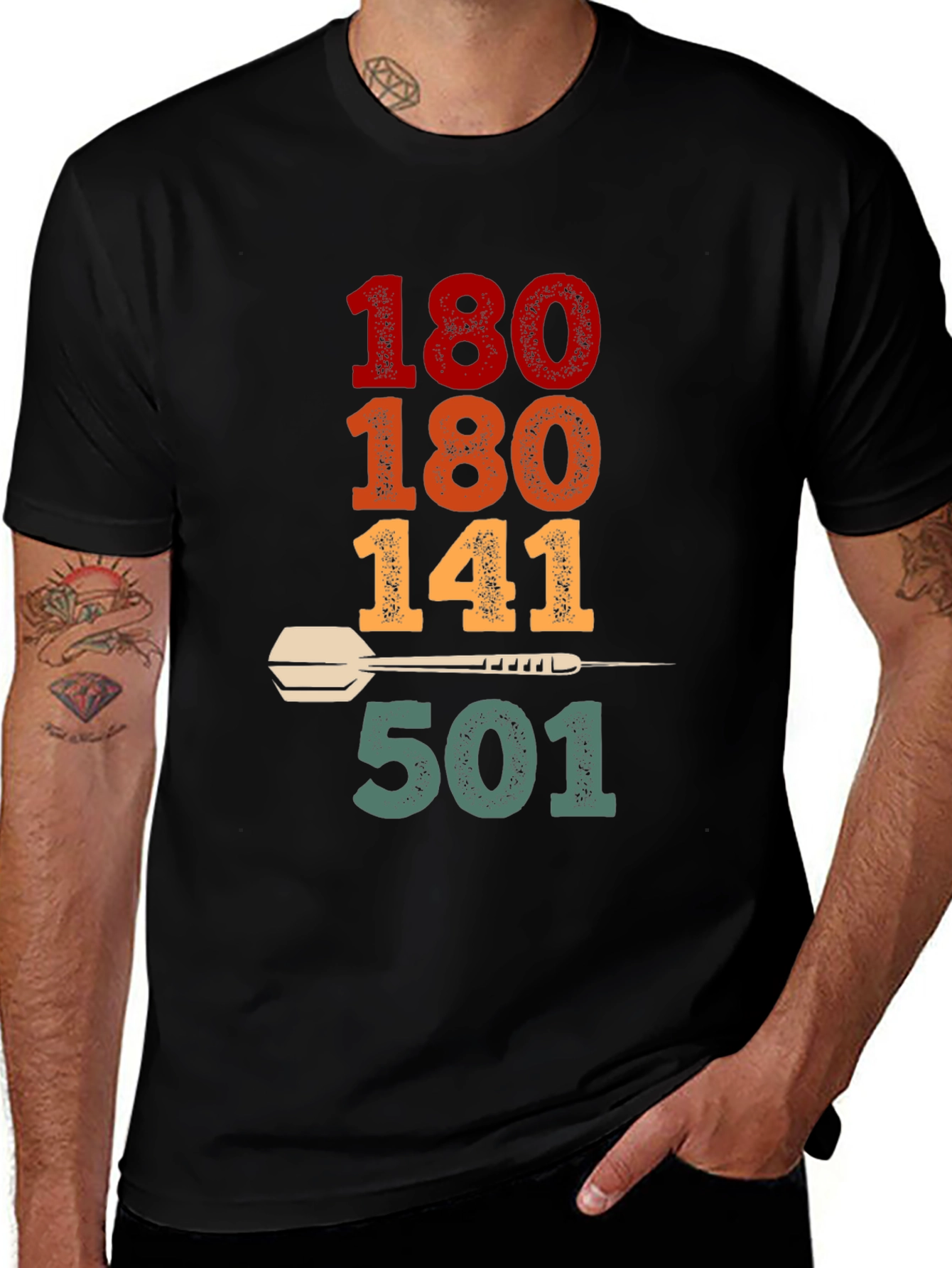 Variant 27 of Darts 180 T-Shirt