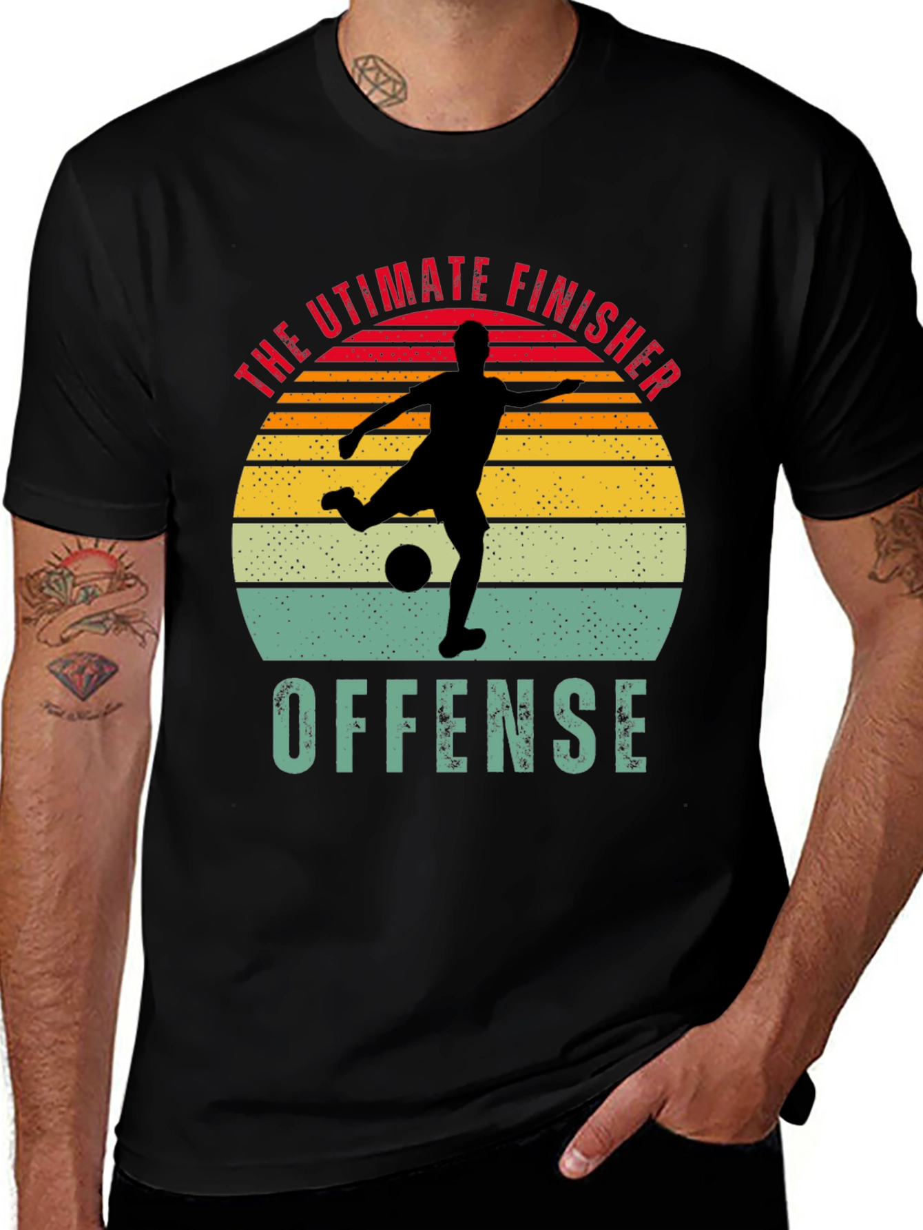 Variant 28 of Ultimate Finisher Soccer T-Shirt - Offense