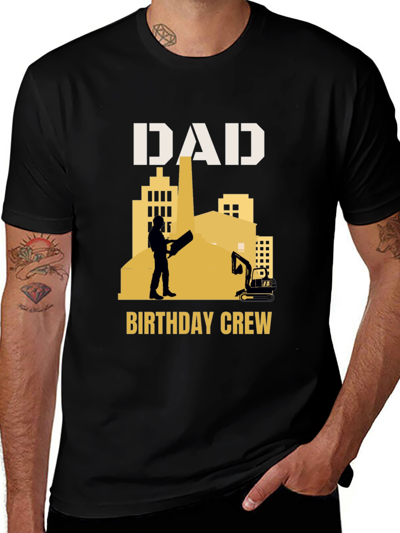 Dad Birthday Crew T-Shirt
