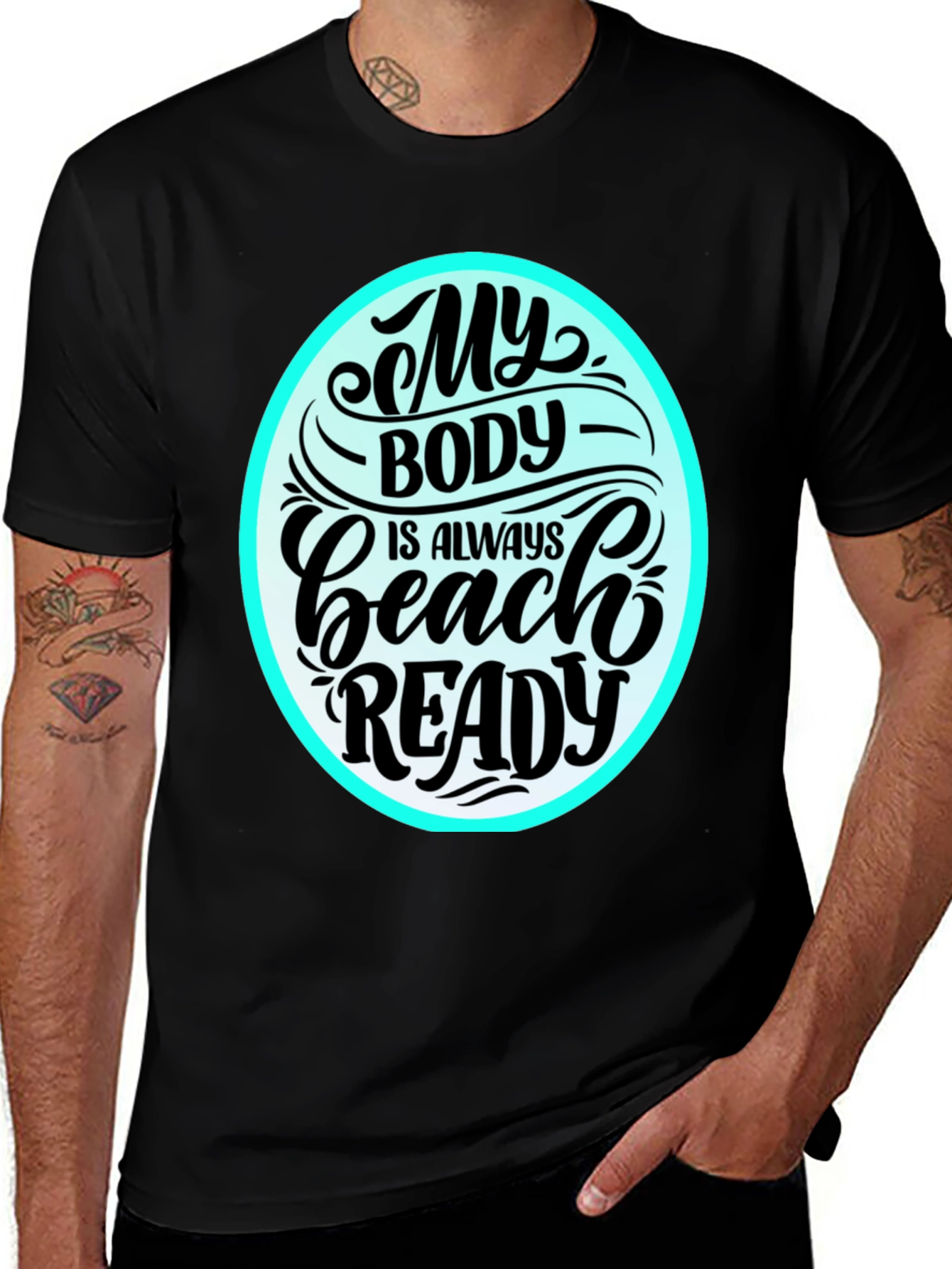 Variant 17 of Beach Ready Graphic Tee - Stylish Summer T-Shirt