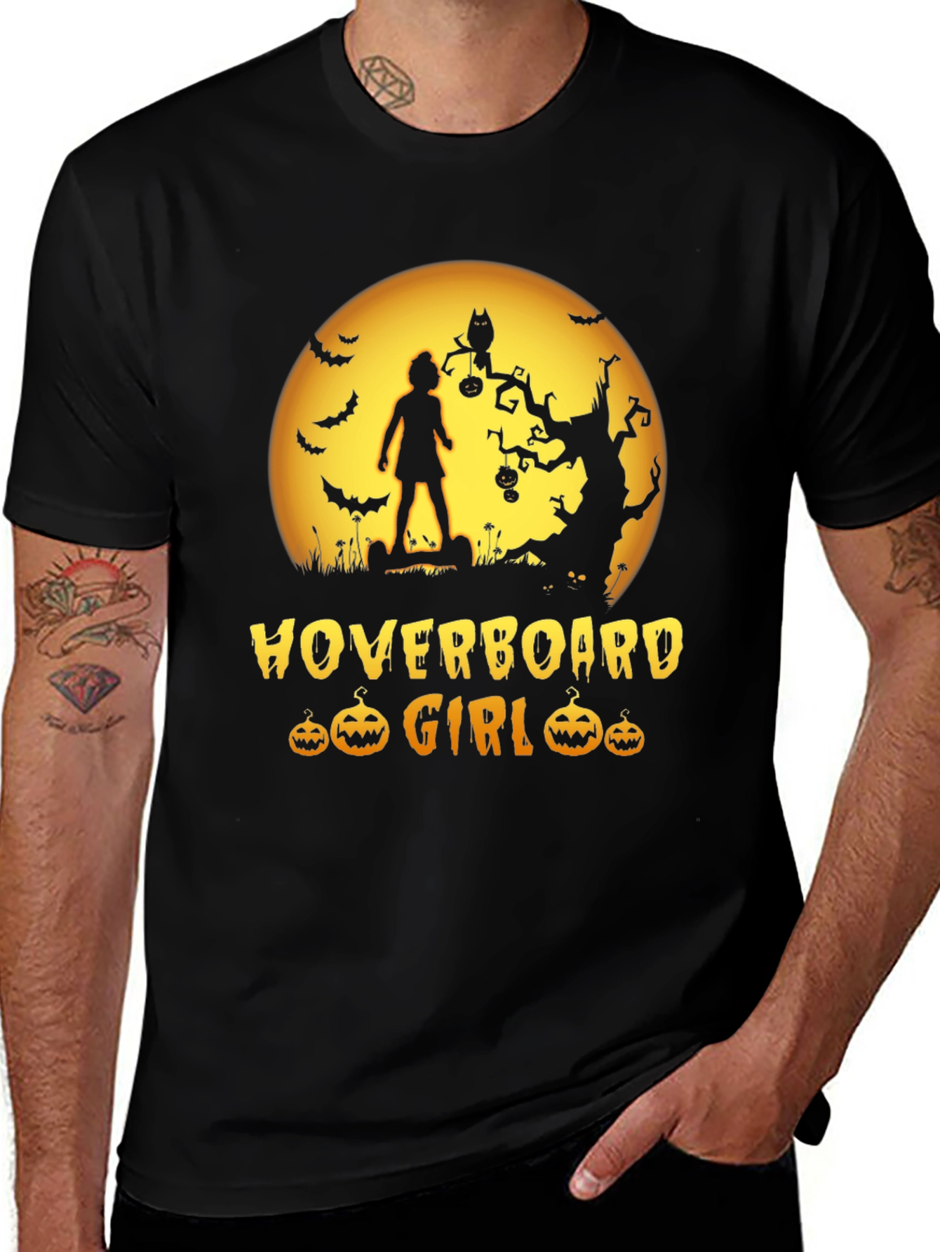 Halloween Hoverboard Girl T-Shirt