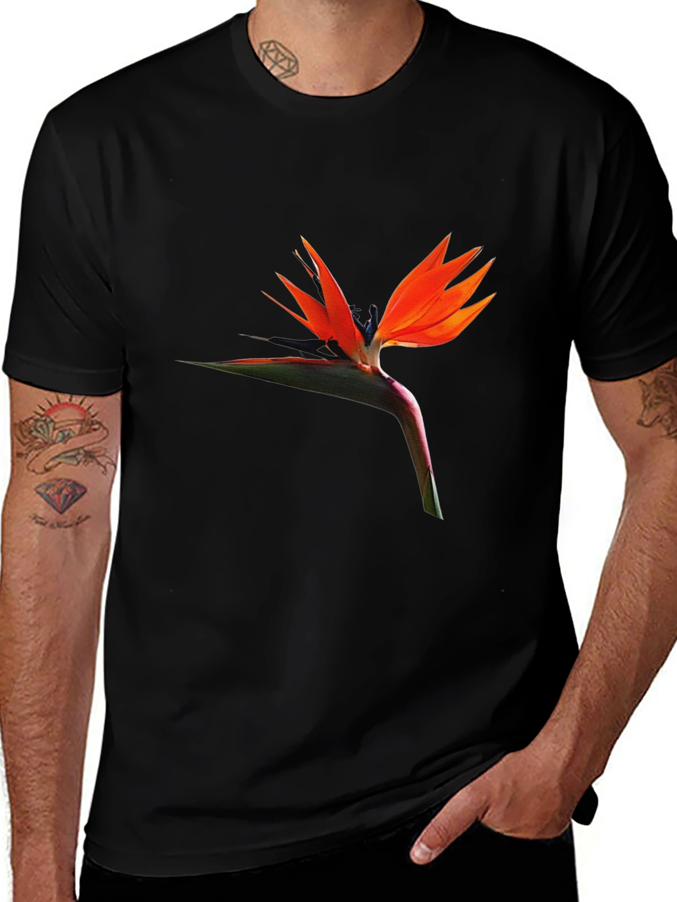 Variant 10 of Bird of Paradise Flower Graphic T-Shirt