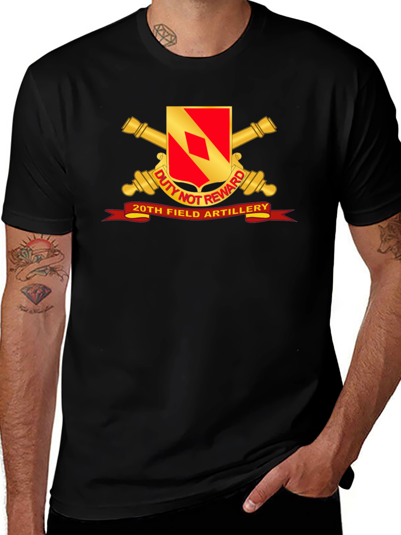 20th Field Artillery Duty T-Shirt