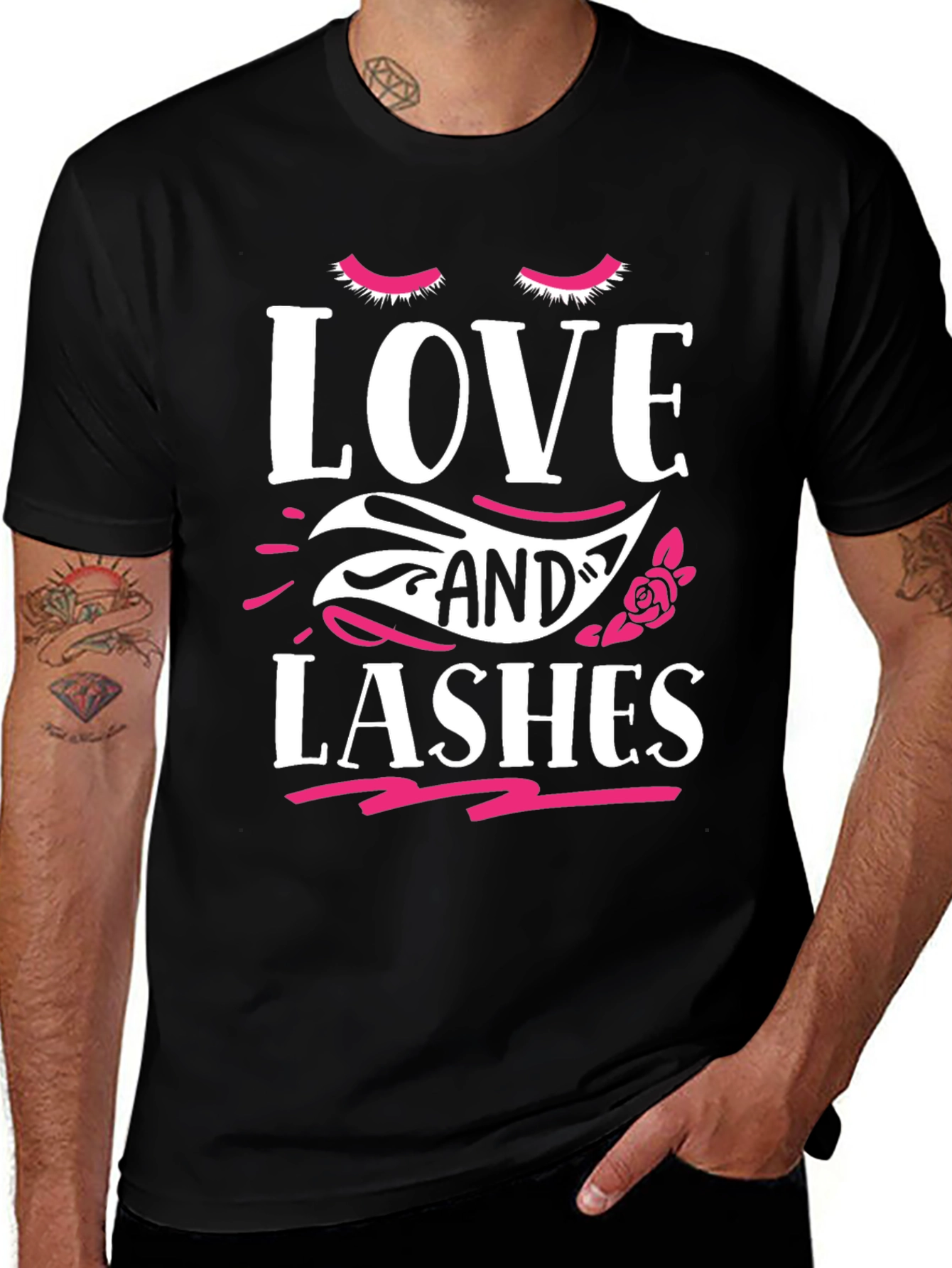 Variant 5 of Love and Lashes Graphic Tee
