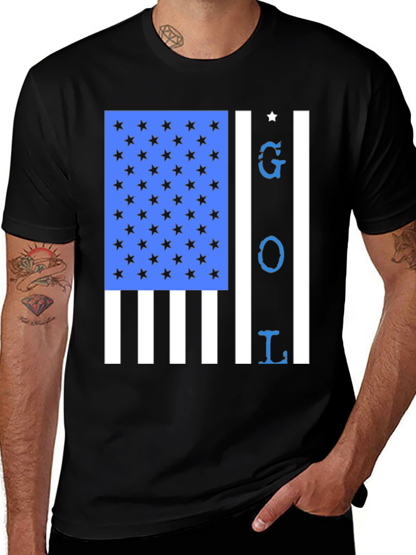 Variant 20 of Thin Blue Line GOL T-Shirt
