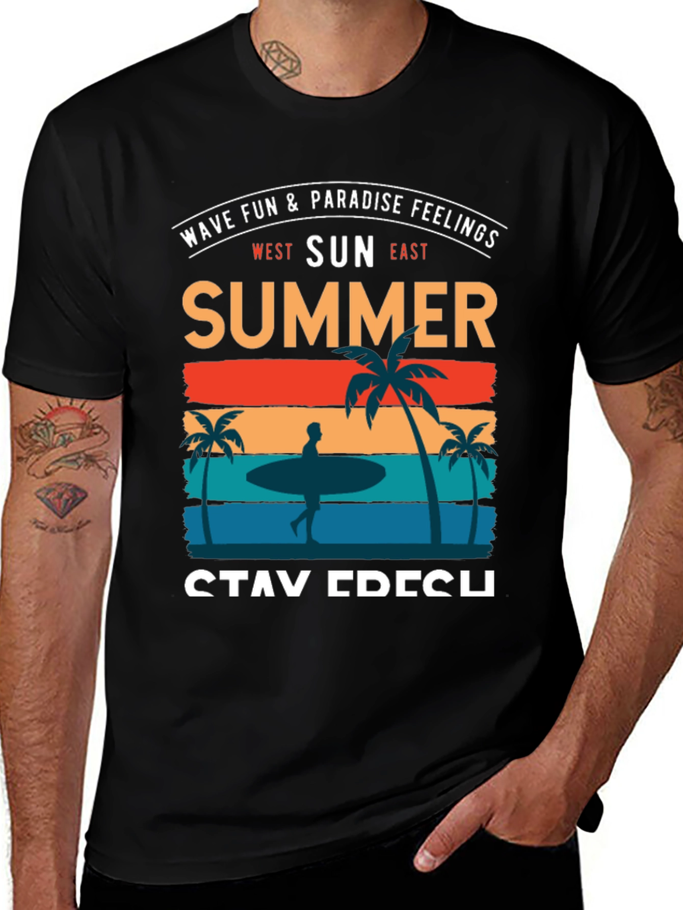 Summer Wave Fun T-Shirt - Stay Fresh