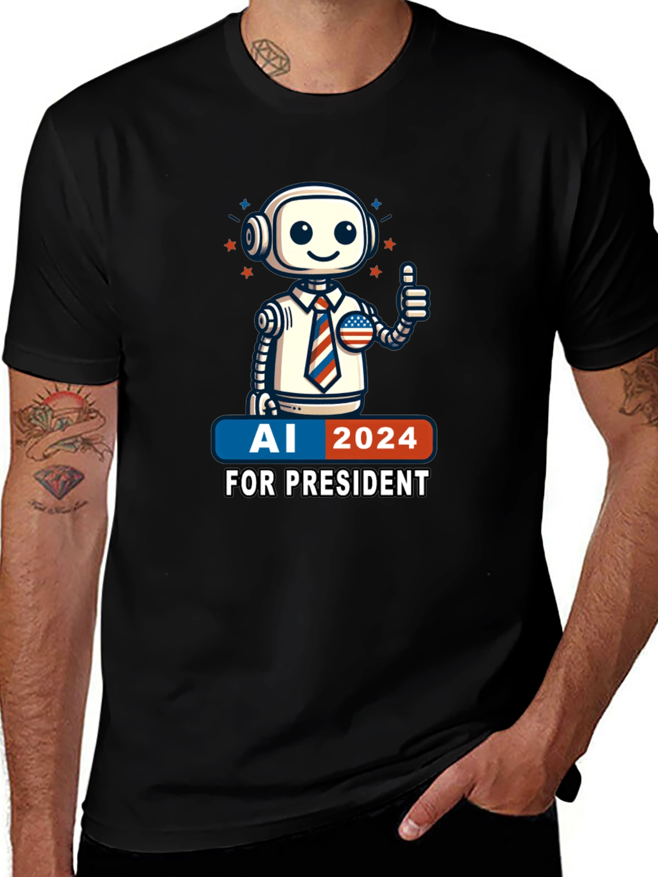 AI 2024 For President T-Shirt