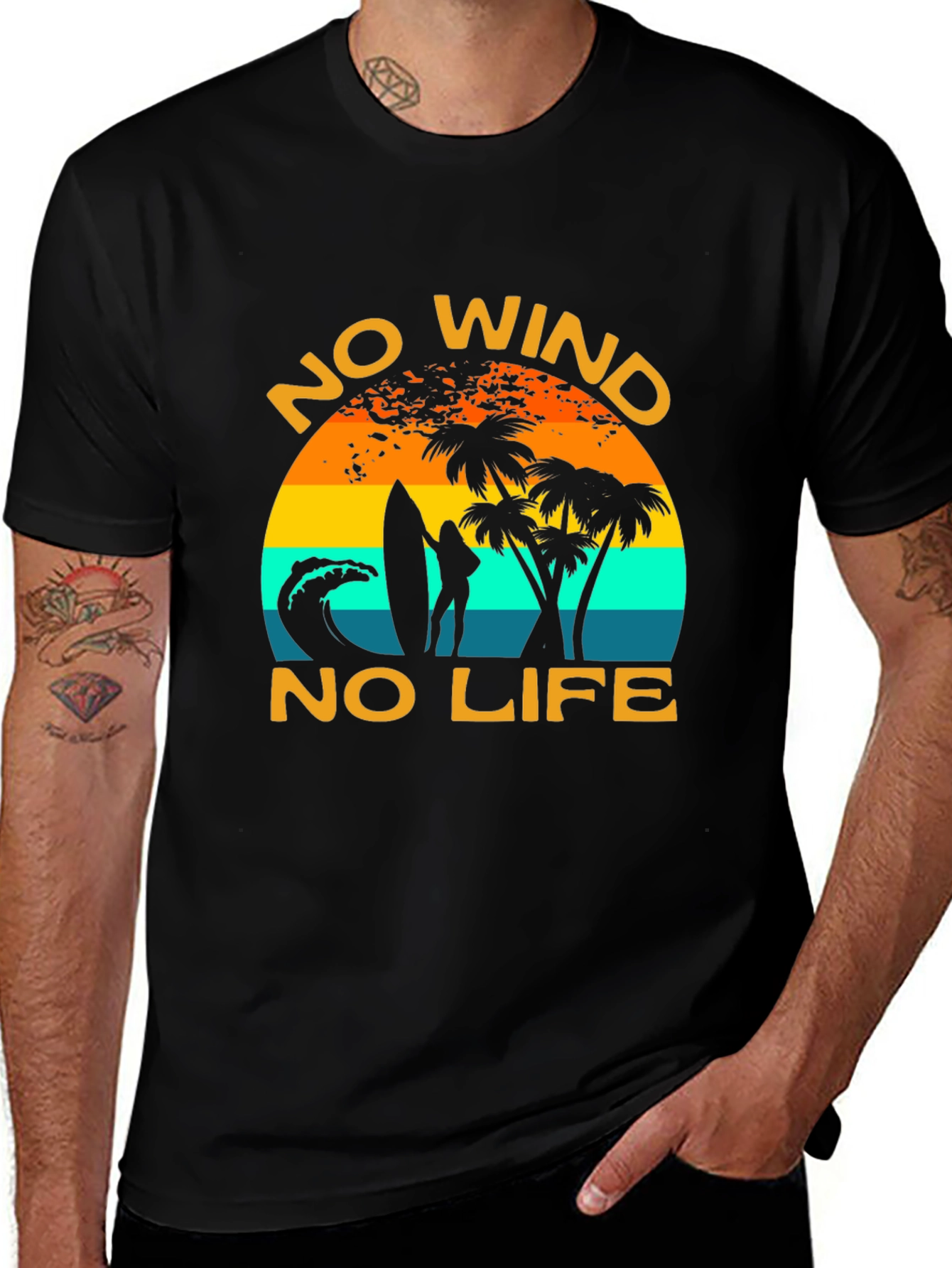 No Wind No Life Graphic Tee