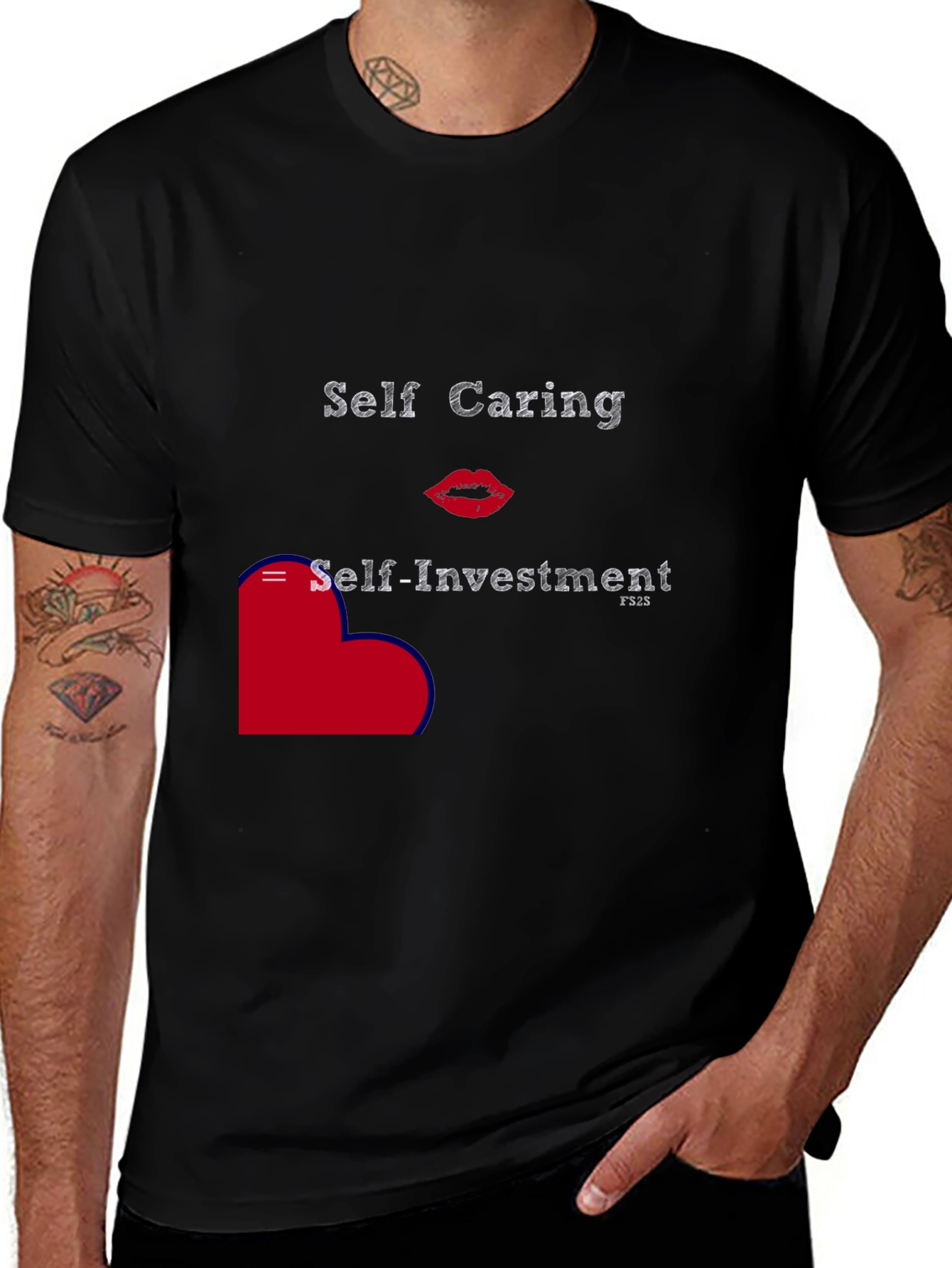 Variant 3 of Self Caring & Self-Investment Graphic T-Shirt