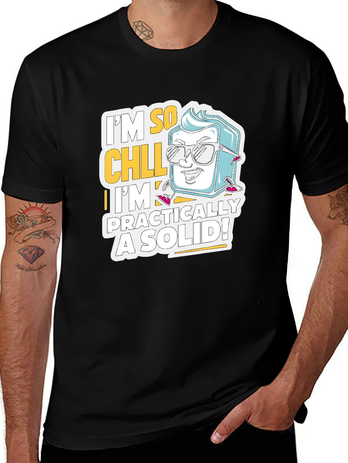 Variant 25 of I'm So Chill T-Shirt - Ice Cube Cartoon Graphic Tee