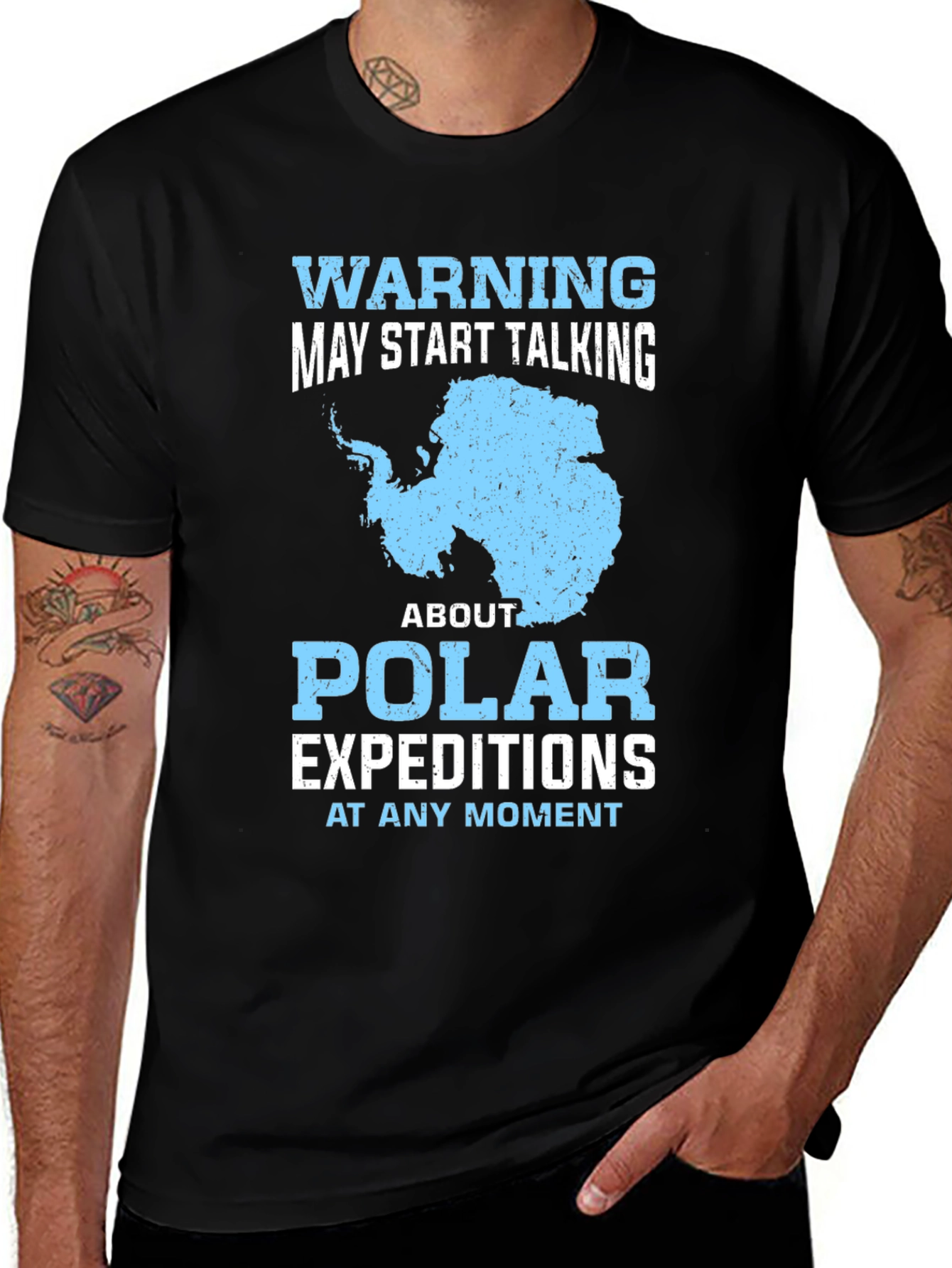 Warning: May Start Talking Polar Expeditions T-Shirt